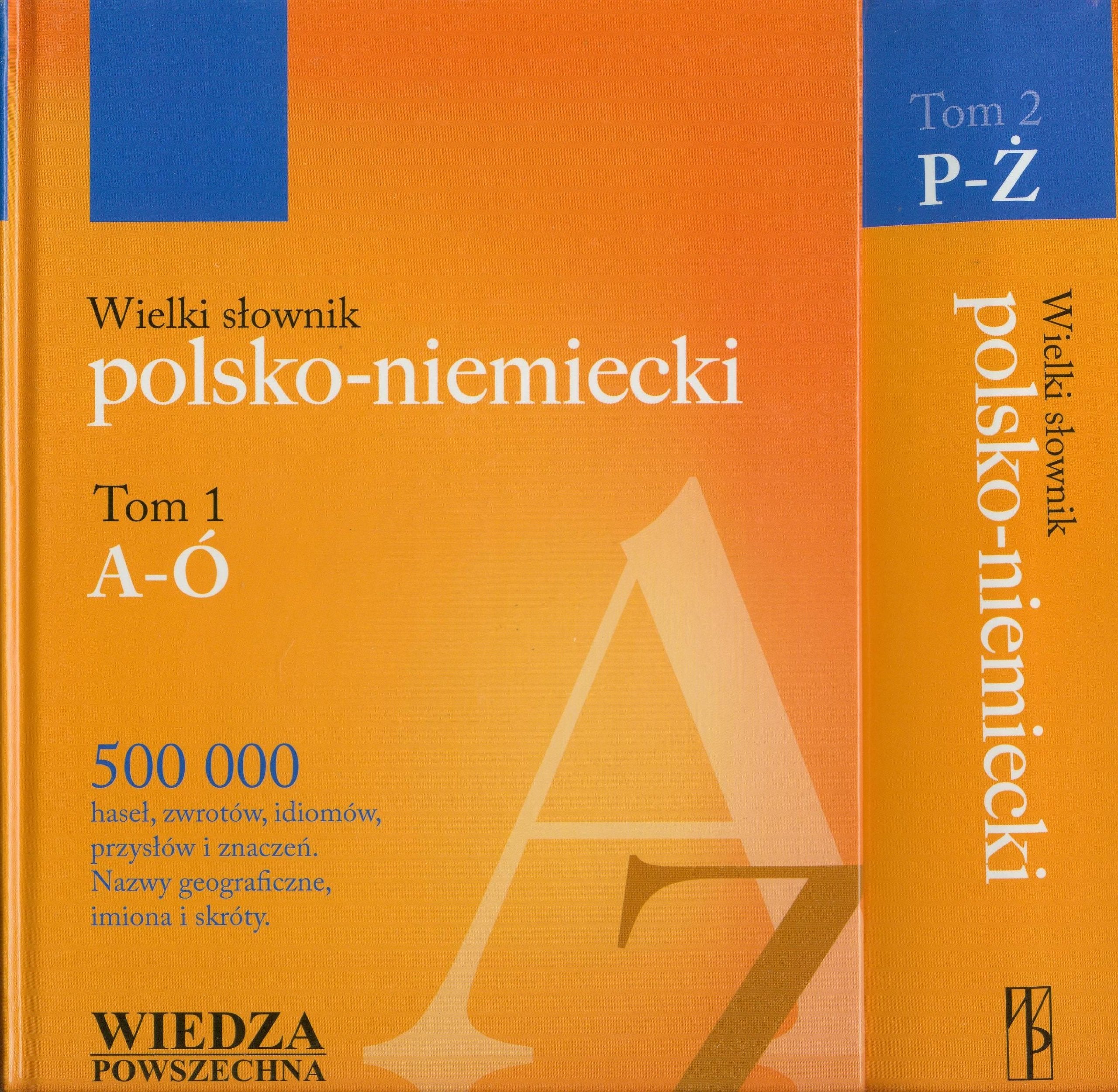 Wielki slownik polsko niemiecki Tom 1-2 Books