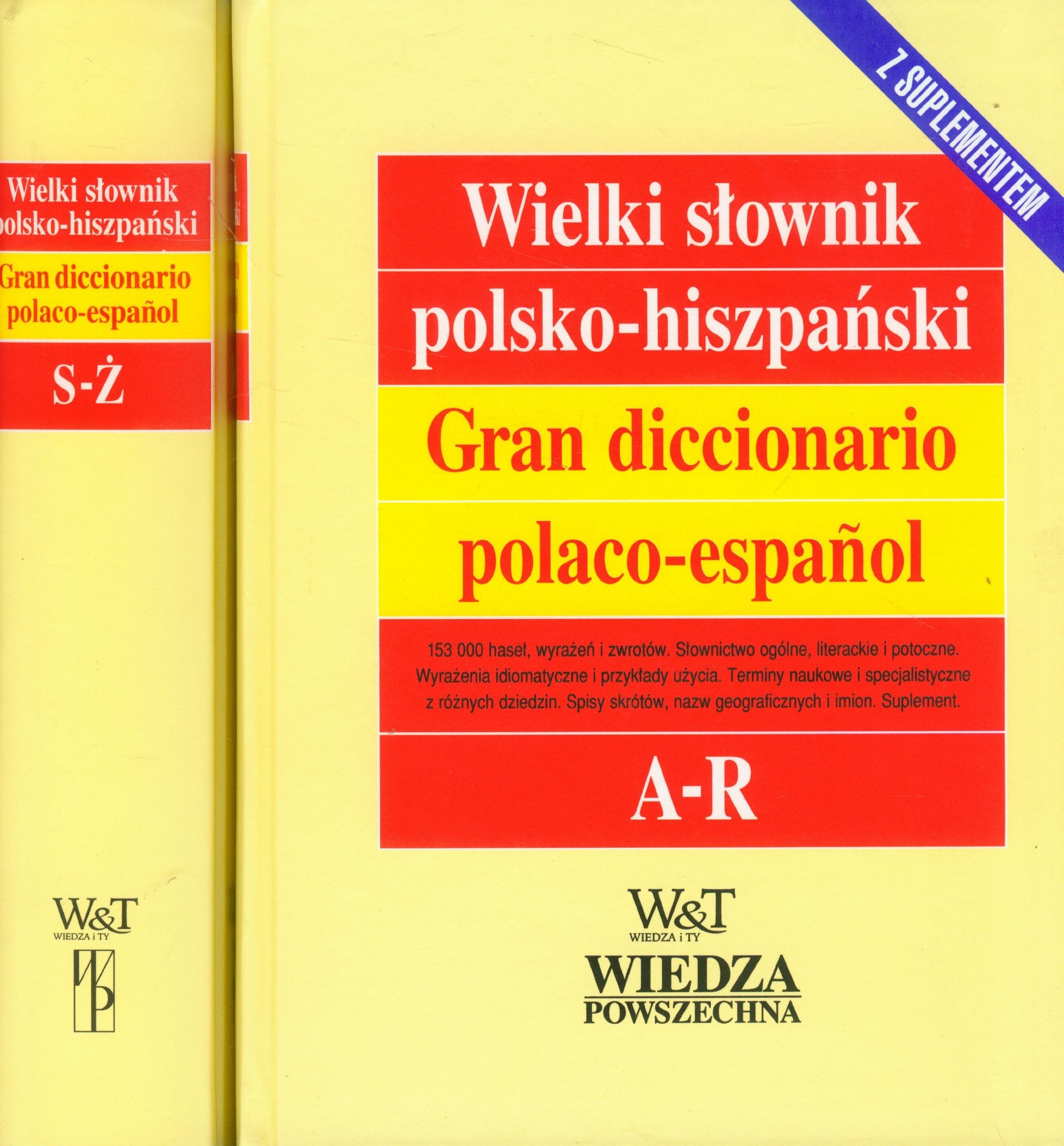 Wielki slownik polsko-hiszpanski (2v) Books