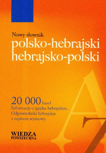 Nowy slownik polsko-hebrajski hebrajsko-polski Books