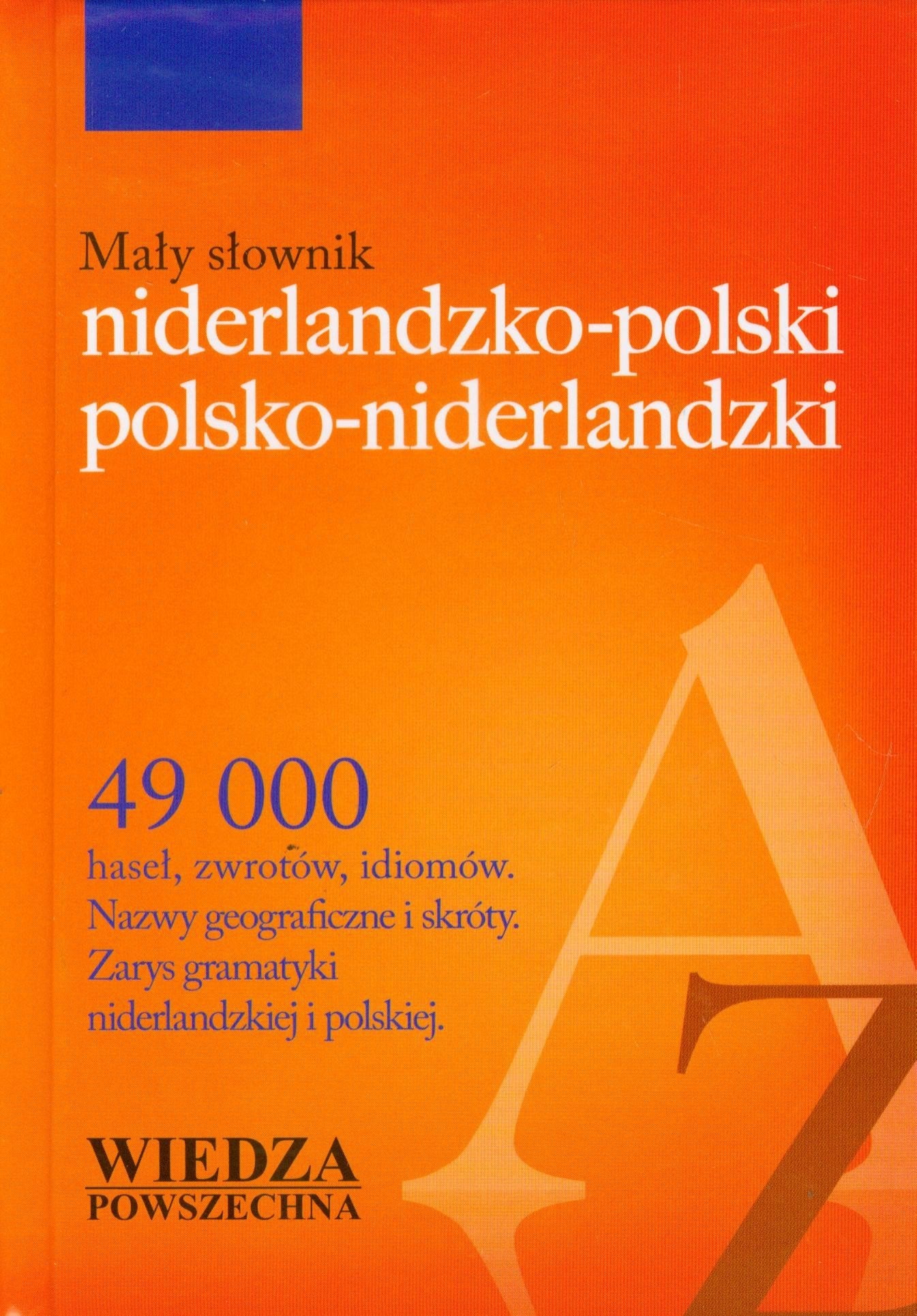 Maly slownik niderlandzko-polski polsko-niderlandzki book