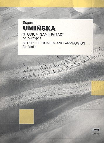 Study of scales and arpeggios : for violin Studium gam i pasazy na skrzypce Sheet Music