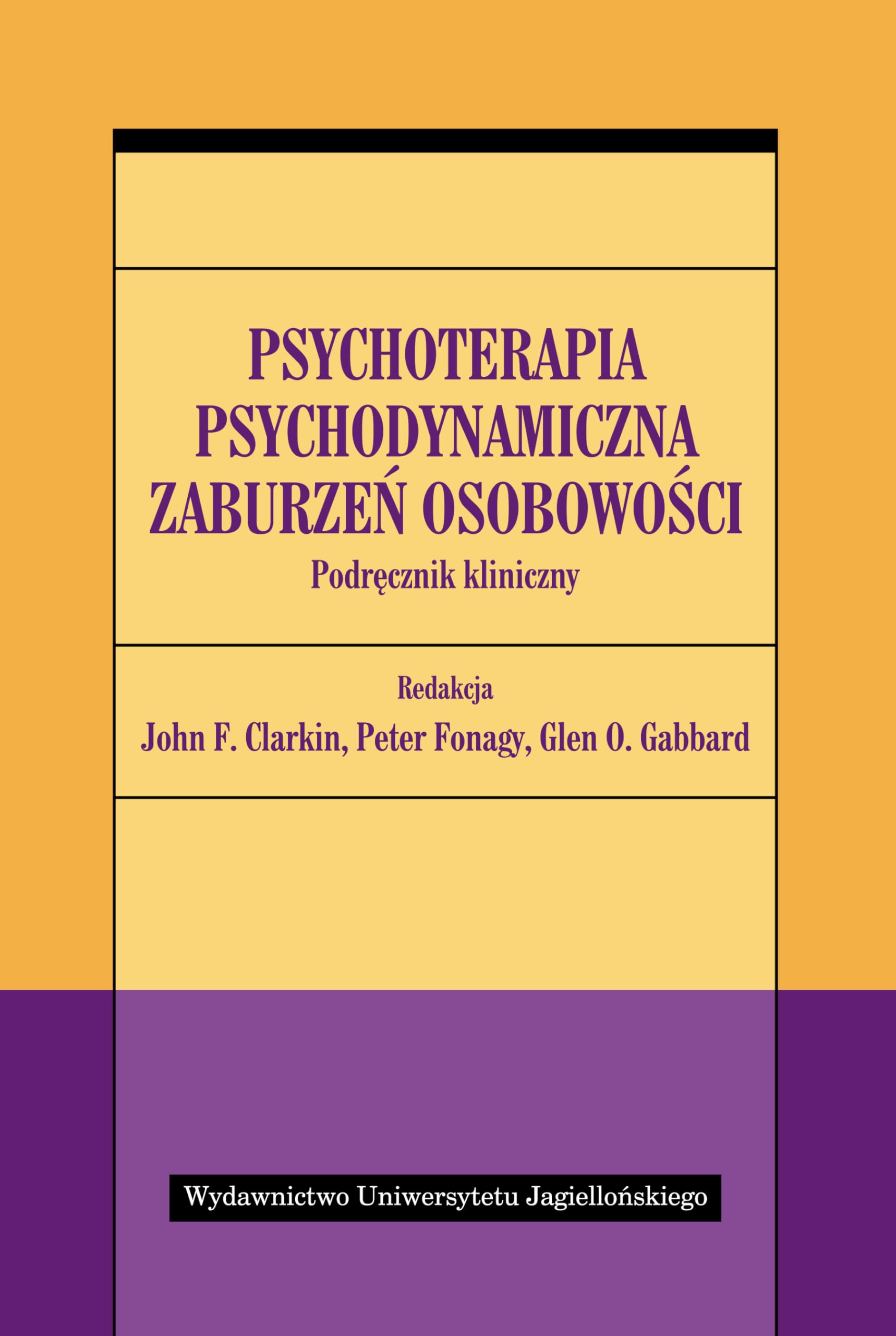 Psychoterapia psychodynamiczna zaburzen osobowosci Medicine