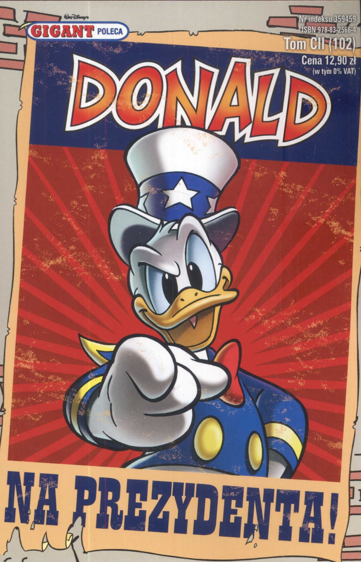 Product Image: Gigant poleca Donald na prezydenta Tom 102