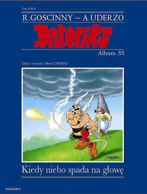 Asteriks Kiedy niebo spada na głowę album 33 Books