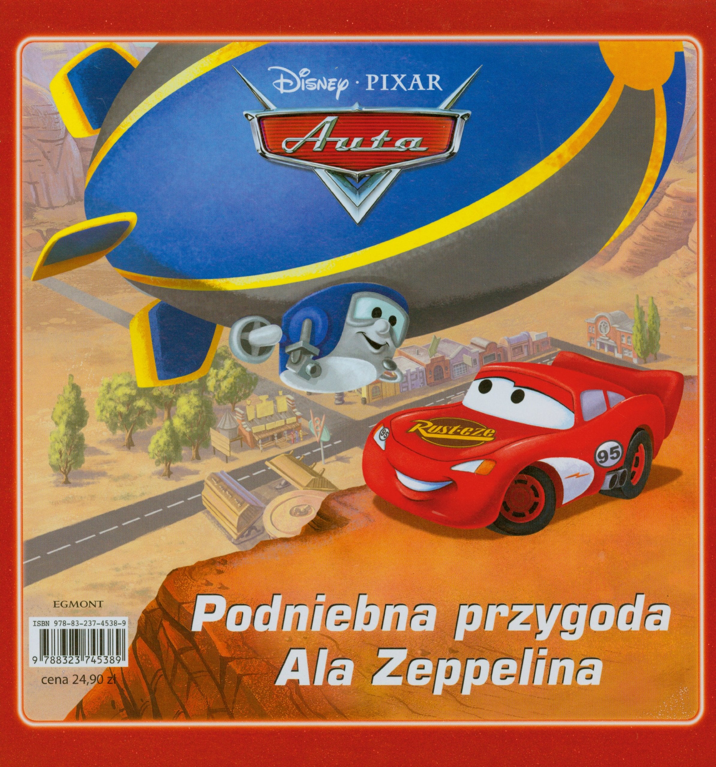 Auta Podniebna przygoda Ala Zeppelina Terenowy trening Kamasza: Naklejki w środku Books