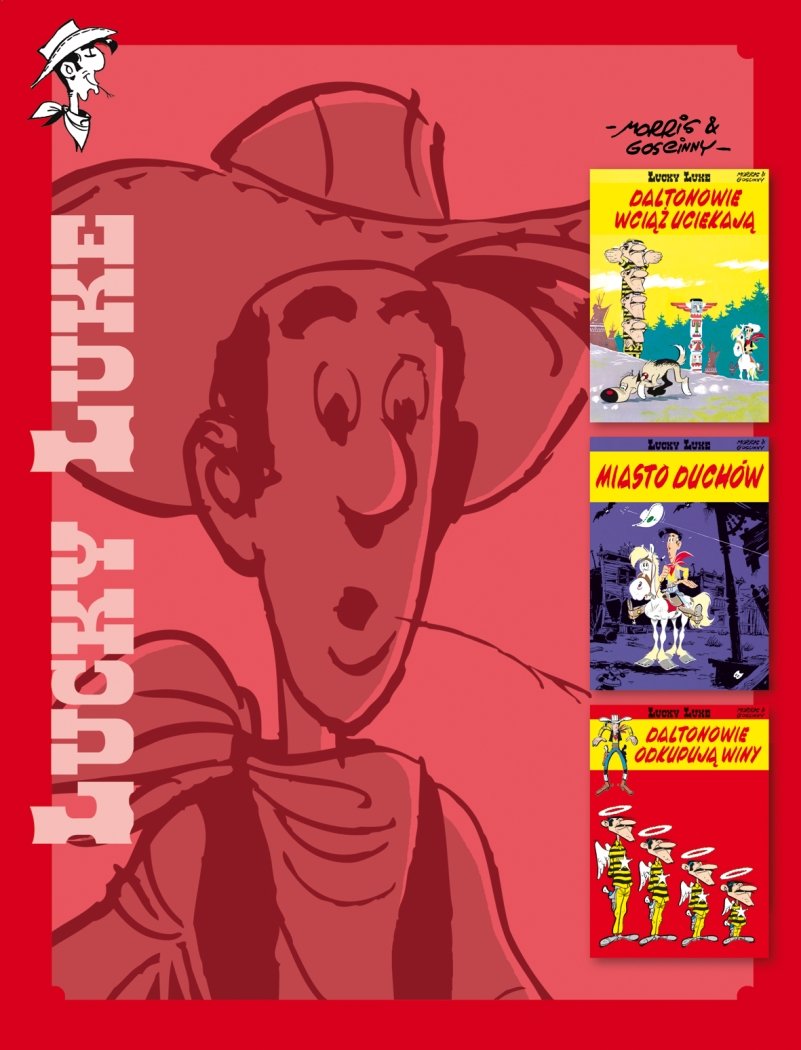 Lucky Luke Daltonowie wciąż uciekają / Miasto duchów / Daltonowie odkupują winy: Pakiet book