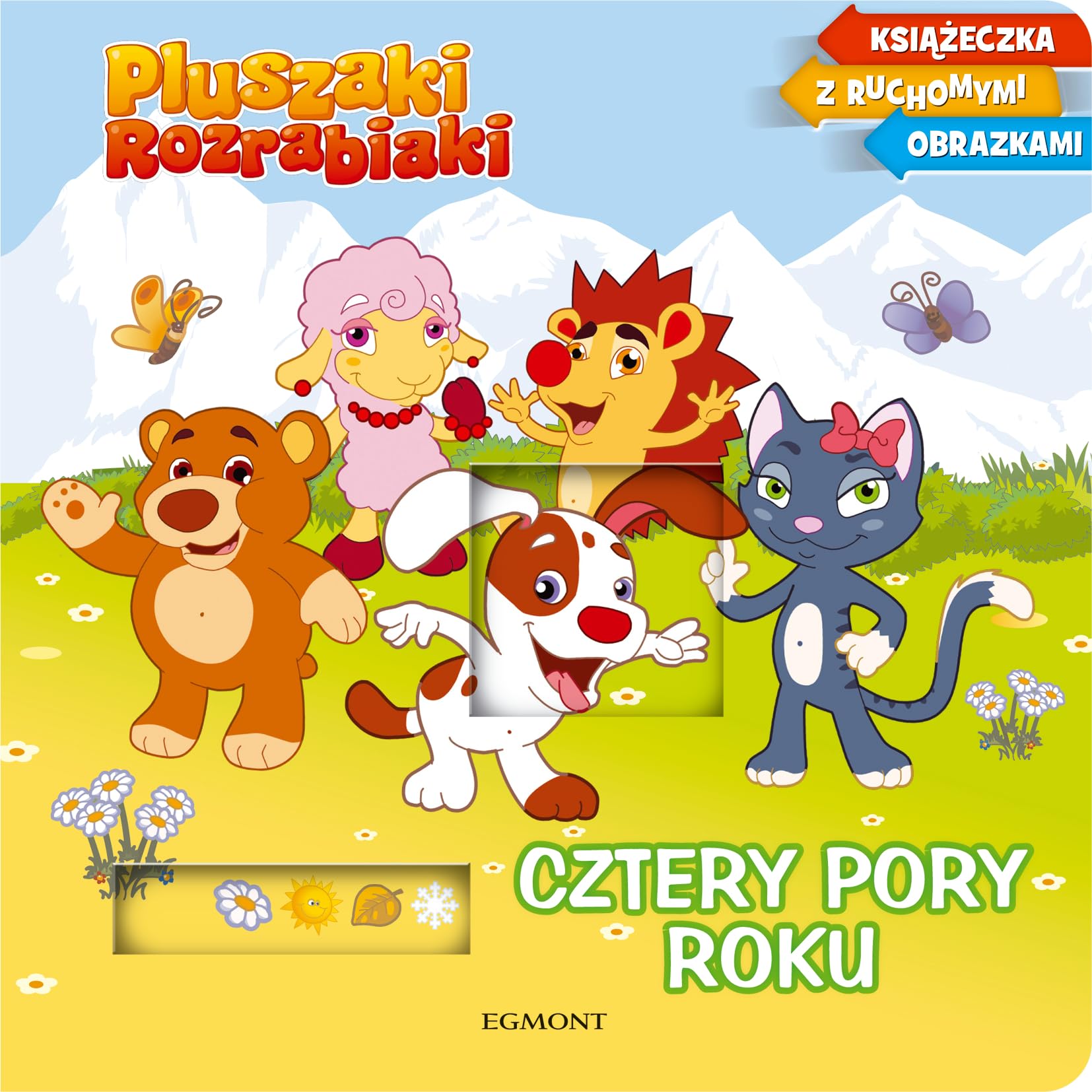 Pluszaki Rozrabiaki Cztery pory roku: Książeczka z ruchomymi obrazkami book