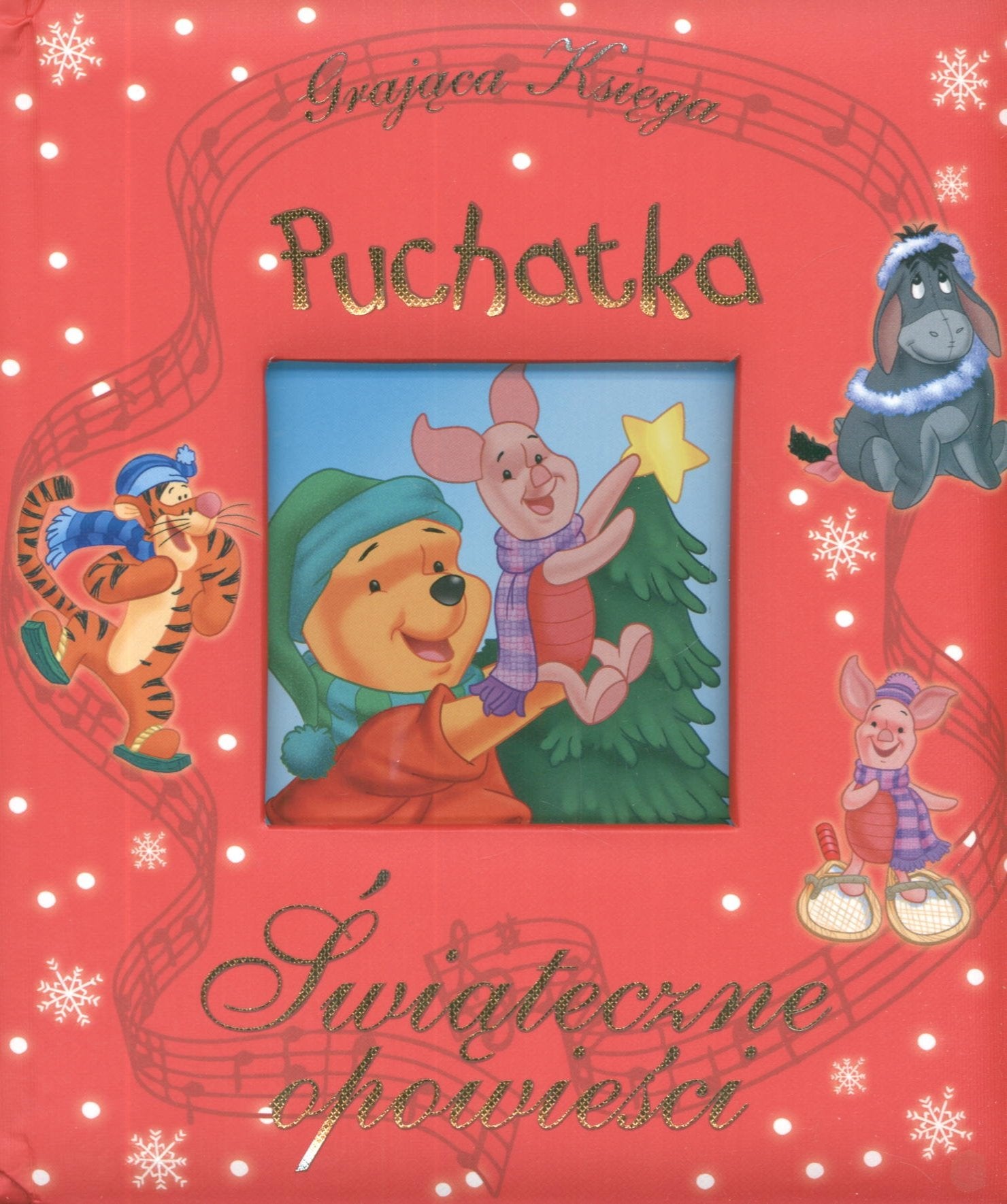 Świąteczne opowieści Grająca księga Puchatka Books