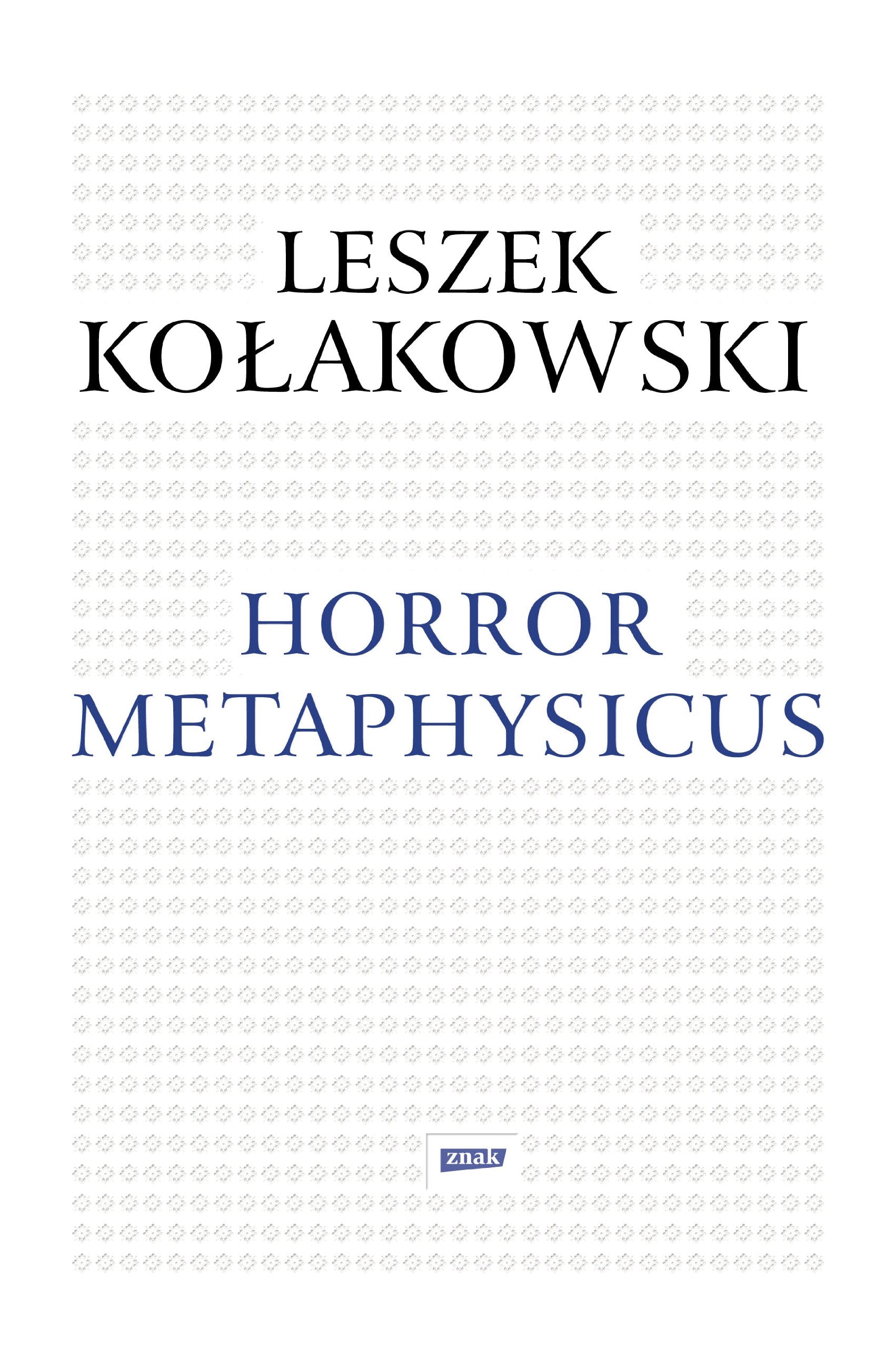 Horror metaphysicus book