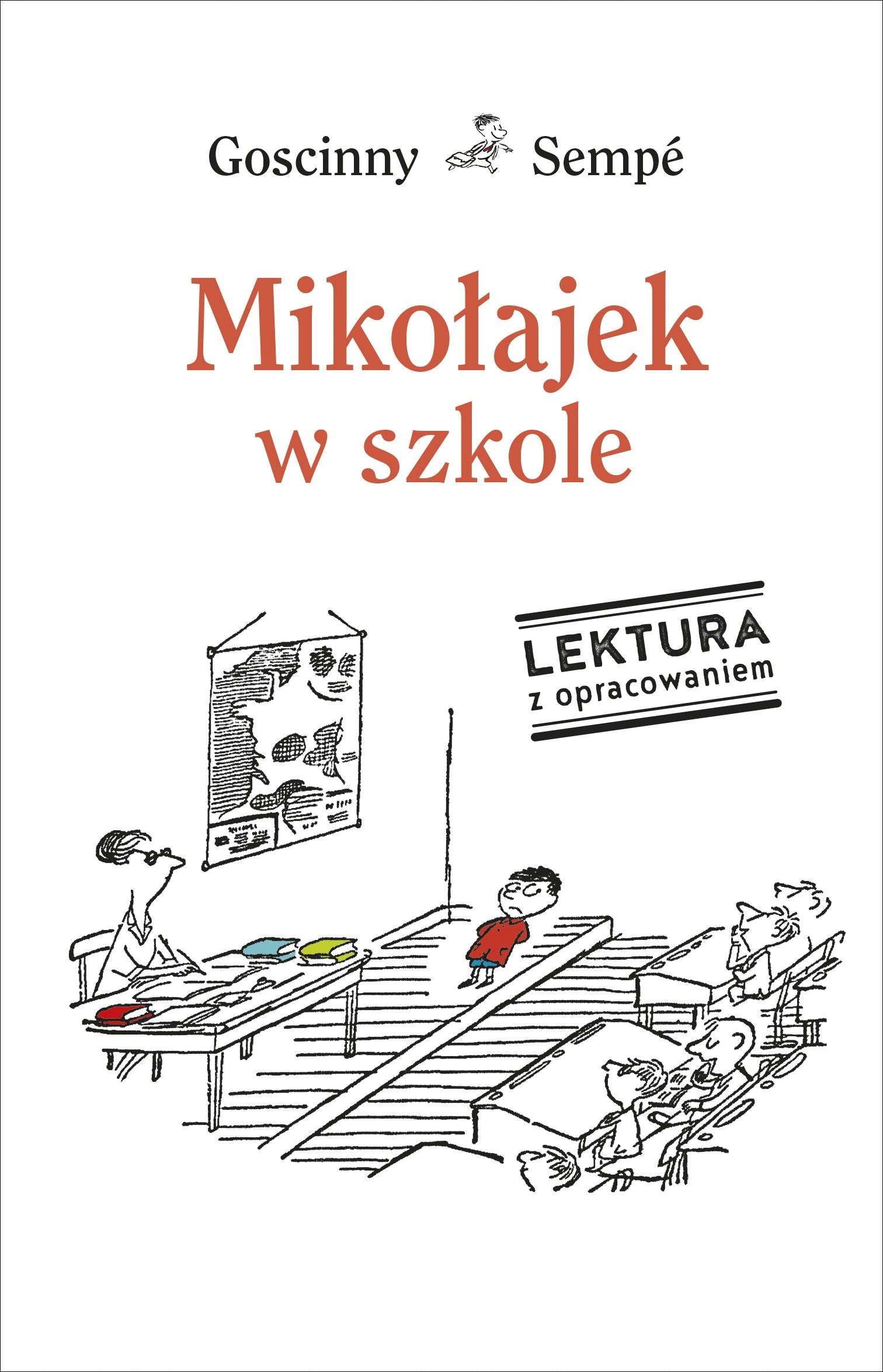 Mikolajek w szkole Lektura z opracowaniem book