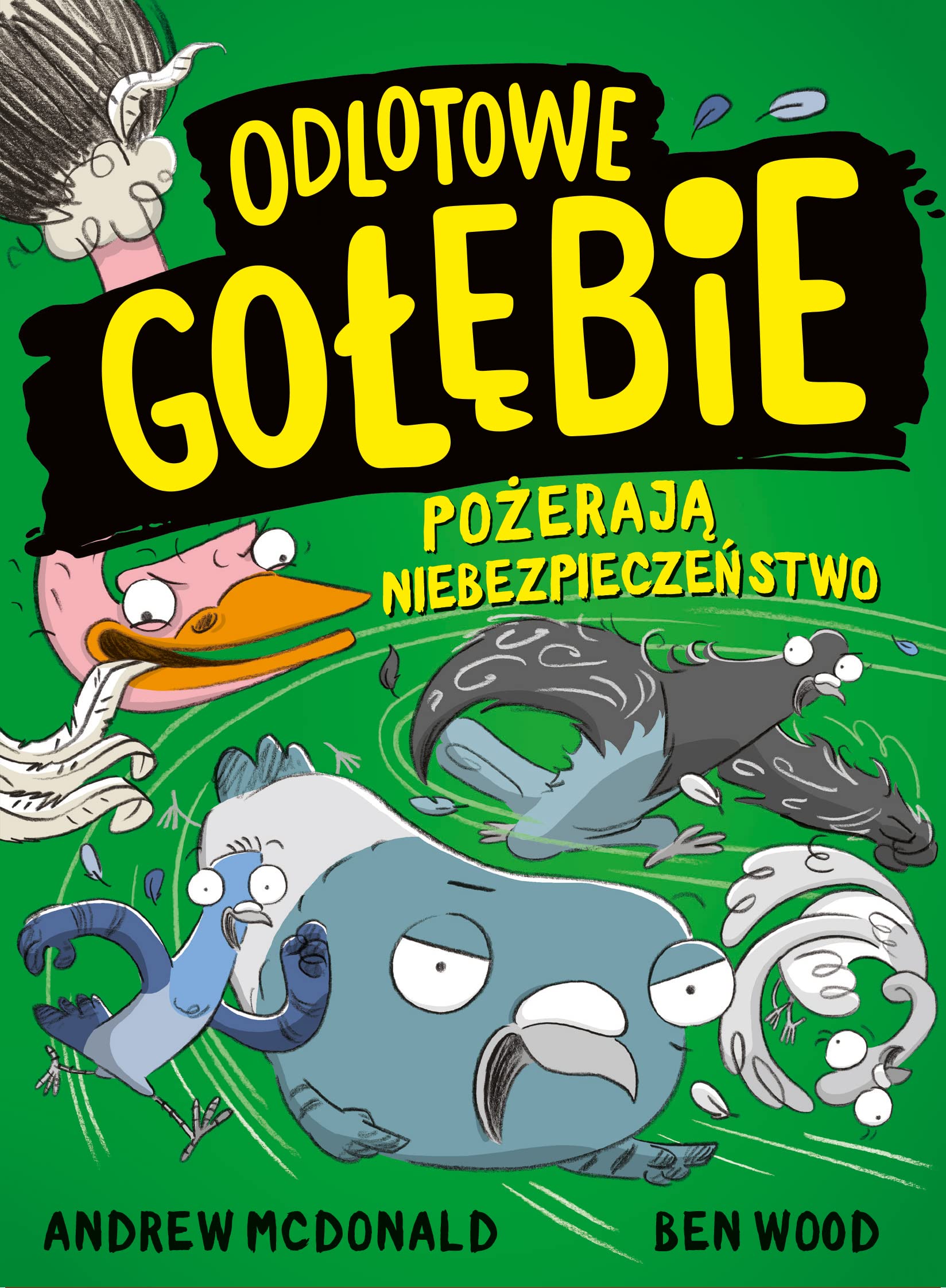 Odlotowe gołębie pożerają niebezpieczeństwo Books