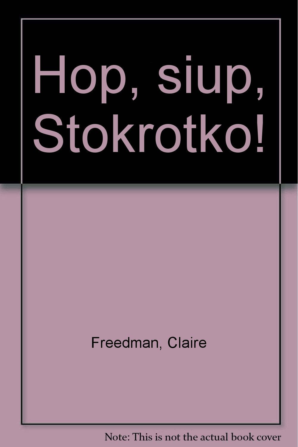Hop, siup, Stokrotko! (AMBEREK) Books