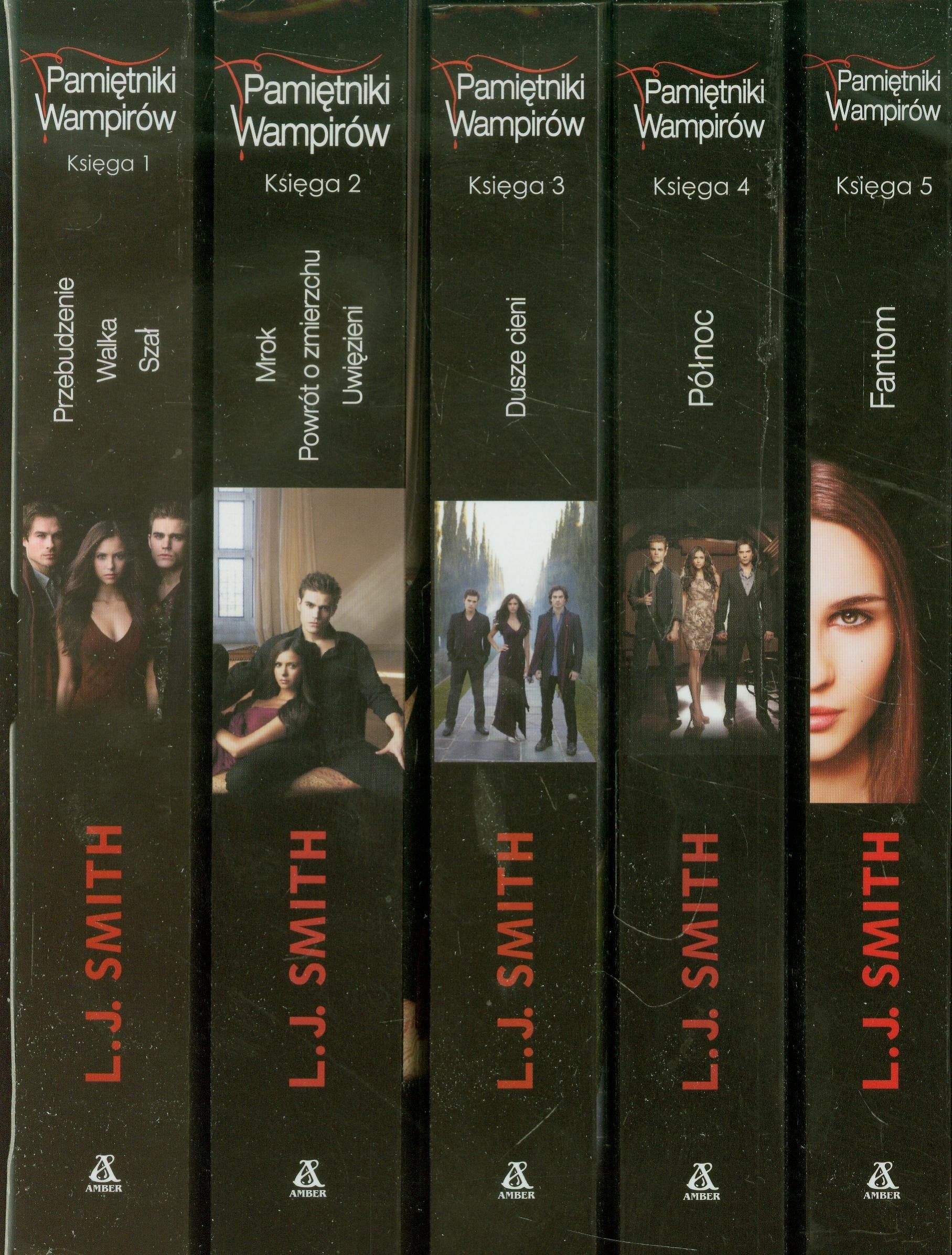 Pamiętniki Wampirów księga 1-5 filmowa: pakiet Books