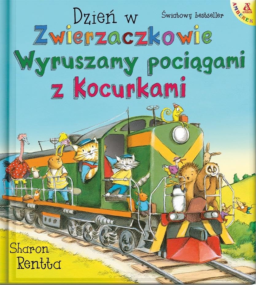 Dzień w Zwierzaczkowie Wyruszamy pociągami z Kocurkami Books