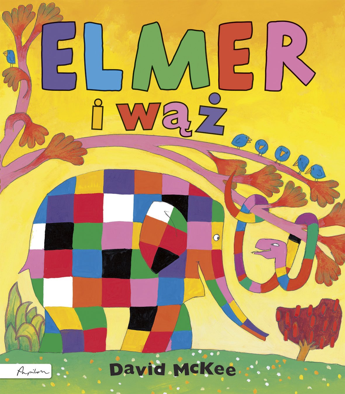 Elmer i wąż book