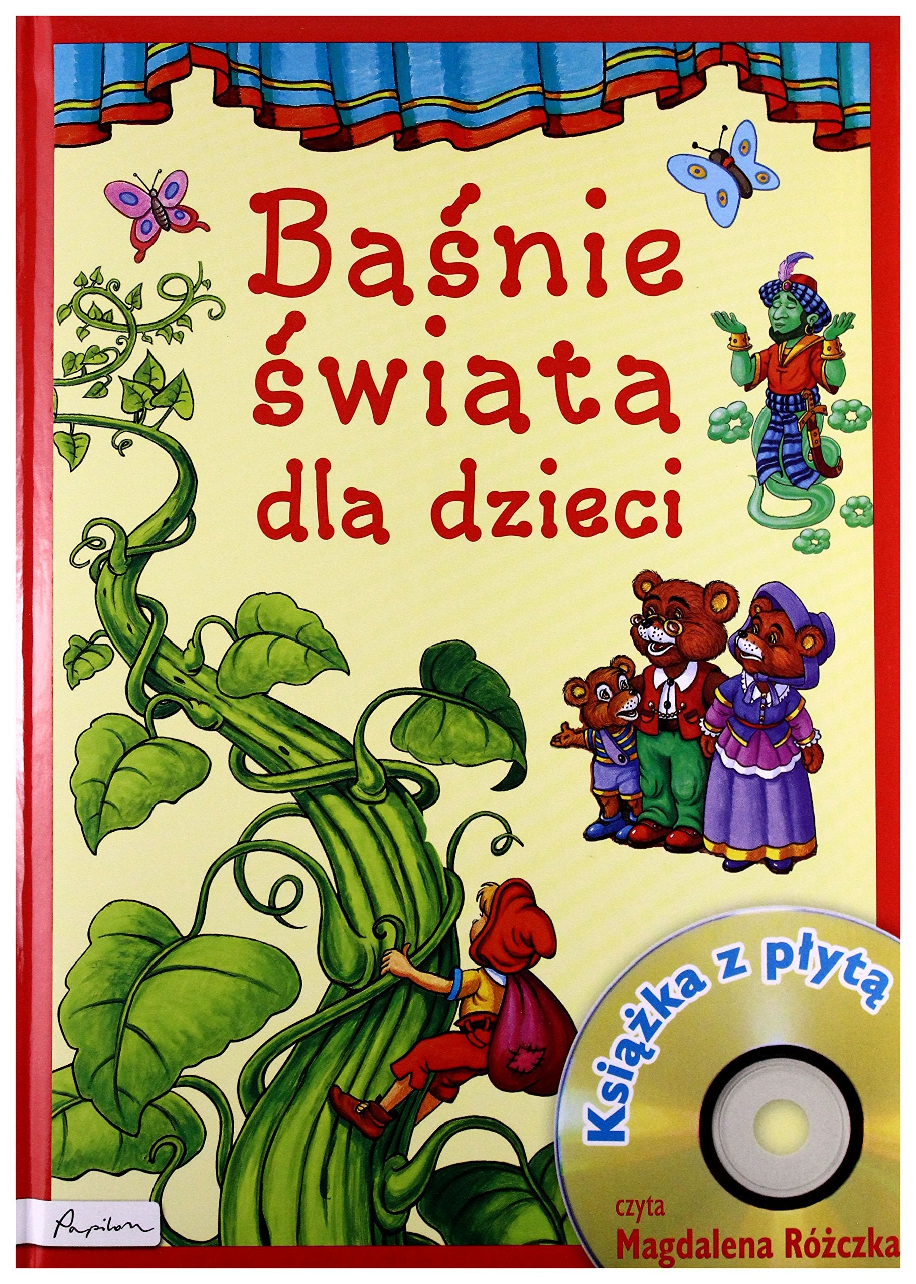 Basnie swiata dla dzieci Ksiazka z plyta Fairy Tales & Legends
