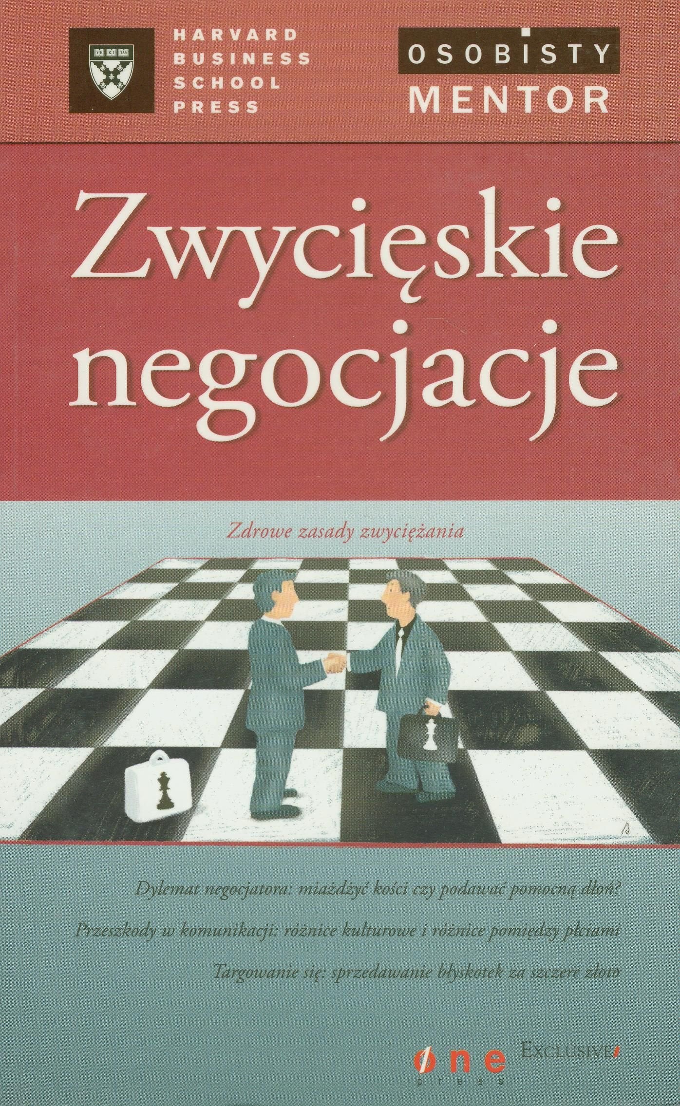 Zwycięskie negocjacje (OSOBISTY MENTOR) Books