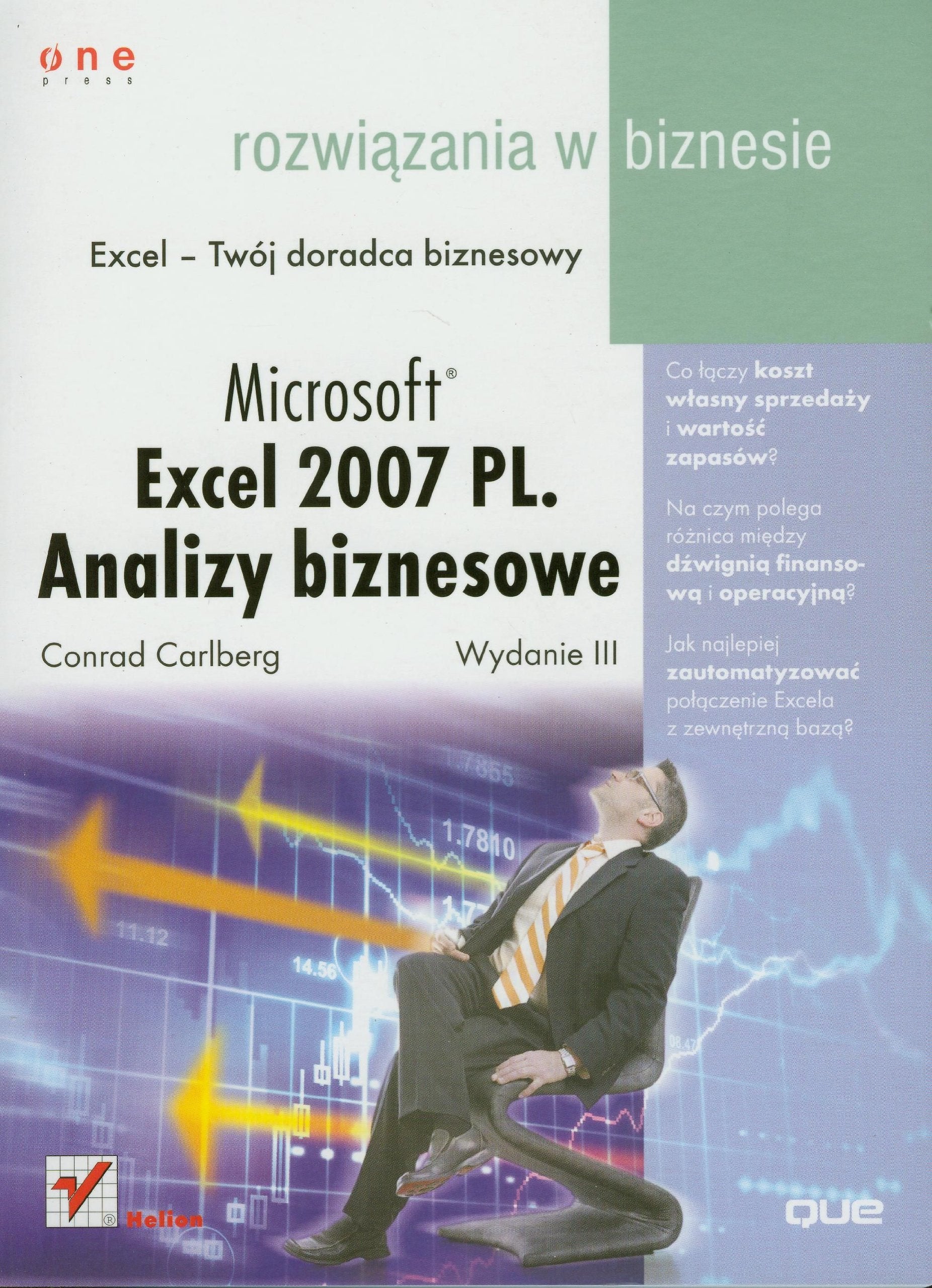 Microsoft Excel 2007 PL: Analizy biznesowe Rozwiązania w biznesie Books