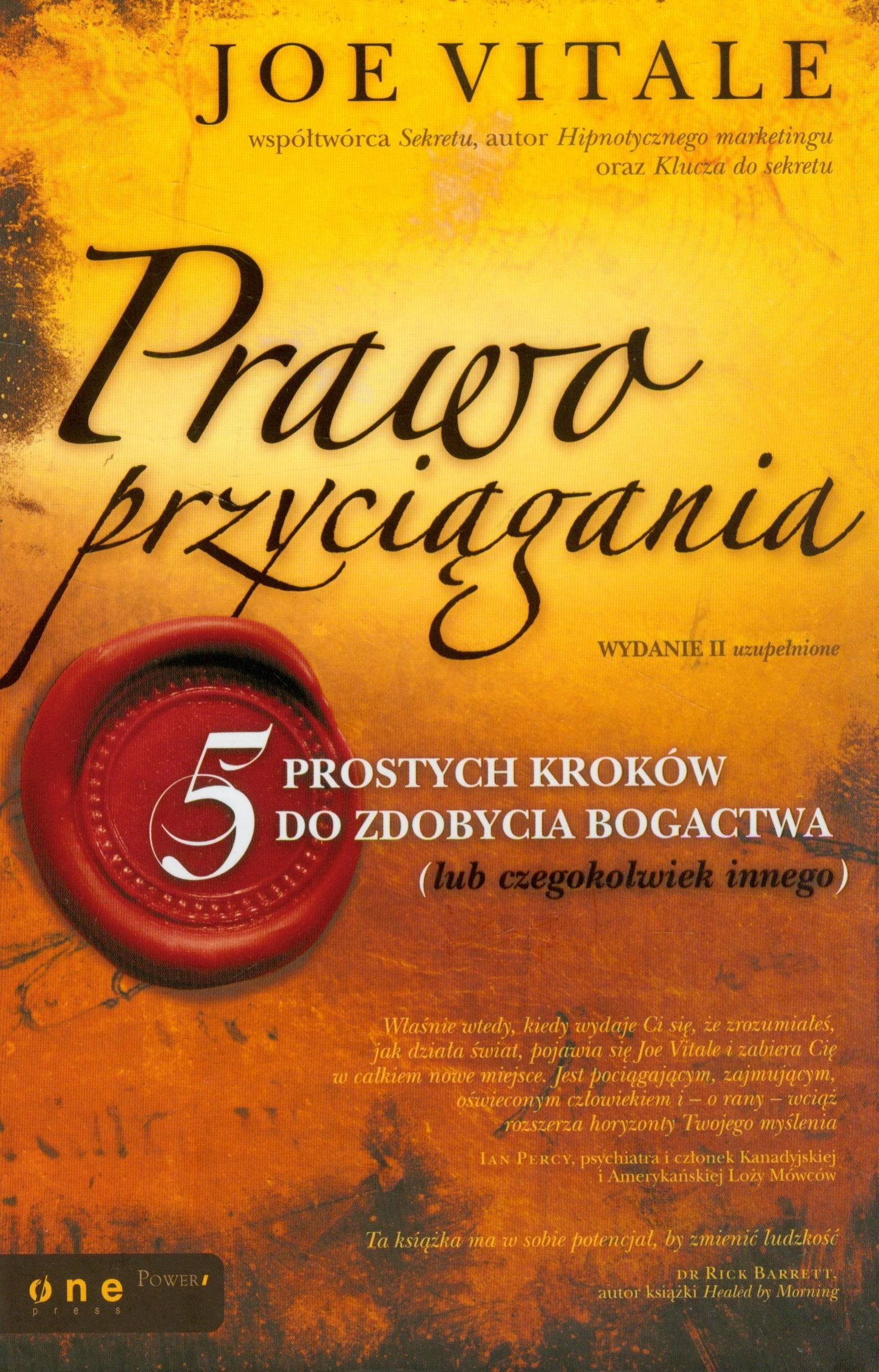 Prawo przyciągania 5 prostych kroków do zdobycia bogactwa book