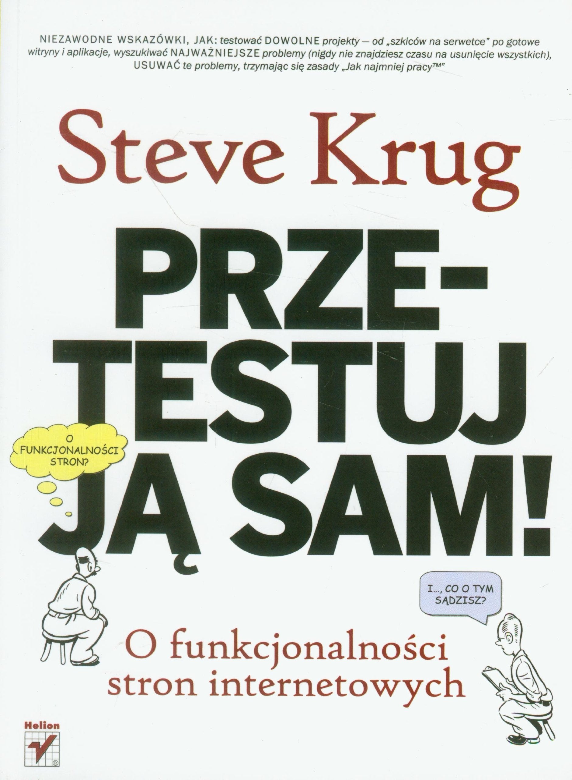 Przetestuj ją sam! O funkcjonalności stron internetowych Books