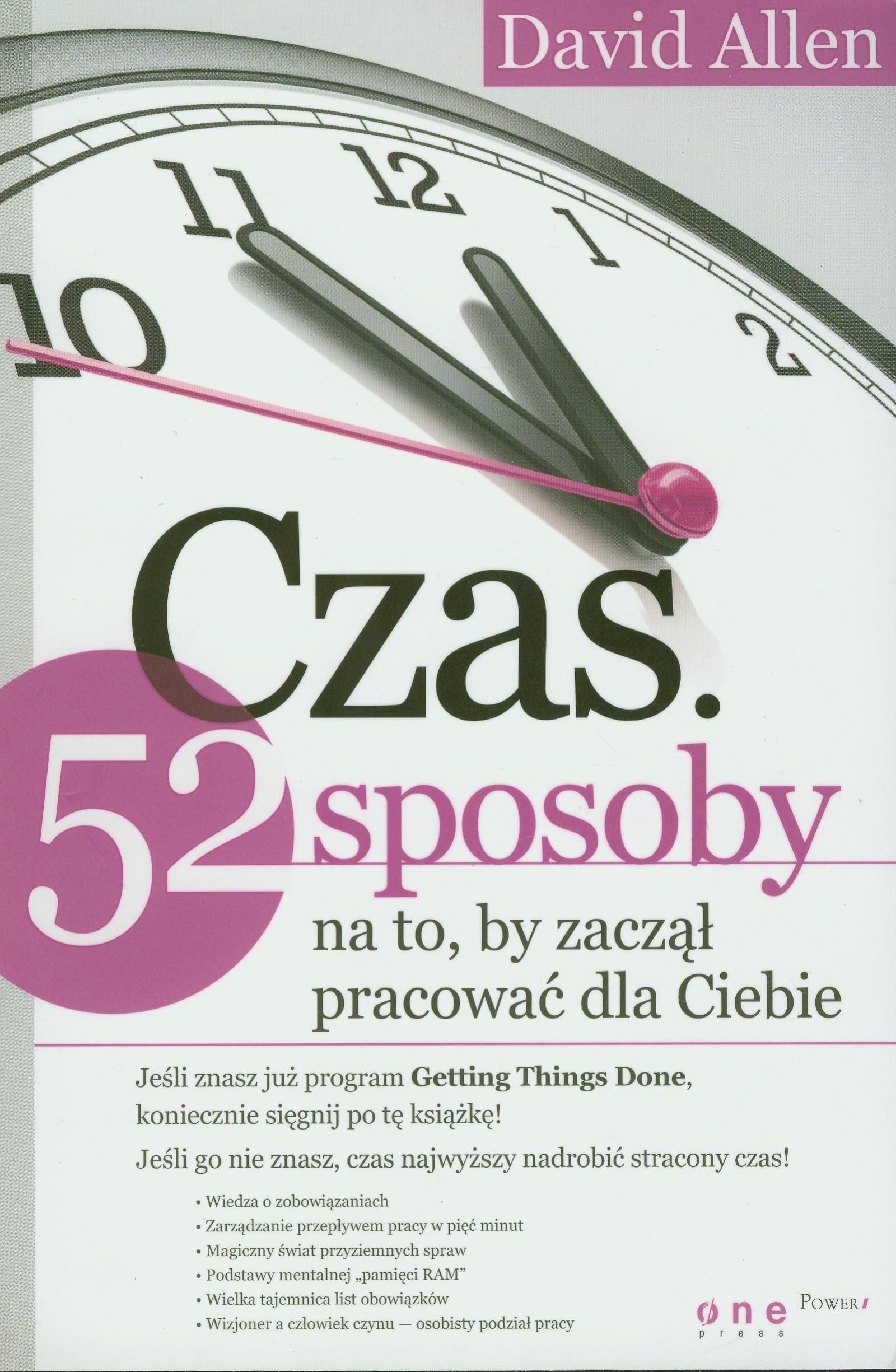 Czas 52 sposoby na to, by zaczął pracować dla Ciebie Books