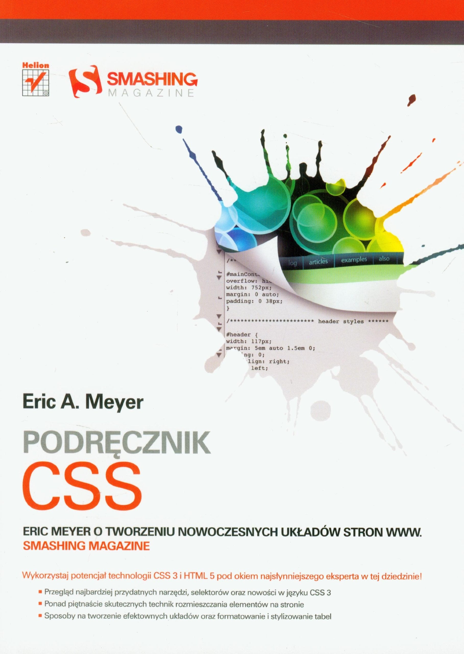 Podręcznik CSS Eric Meyer o tworzeniu nowoczesnych układów stron WWW. Smashing Magazine Computer Science