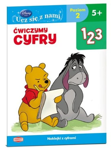 Disney Ucz się z nami Kubuś i przyjaciele Ćwiczymy cyfry: UDE3 Books