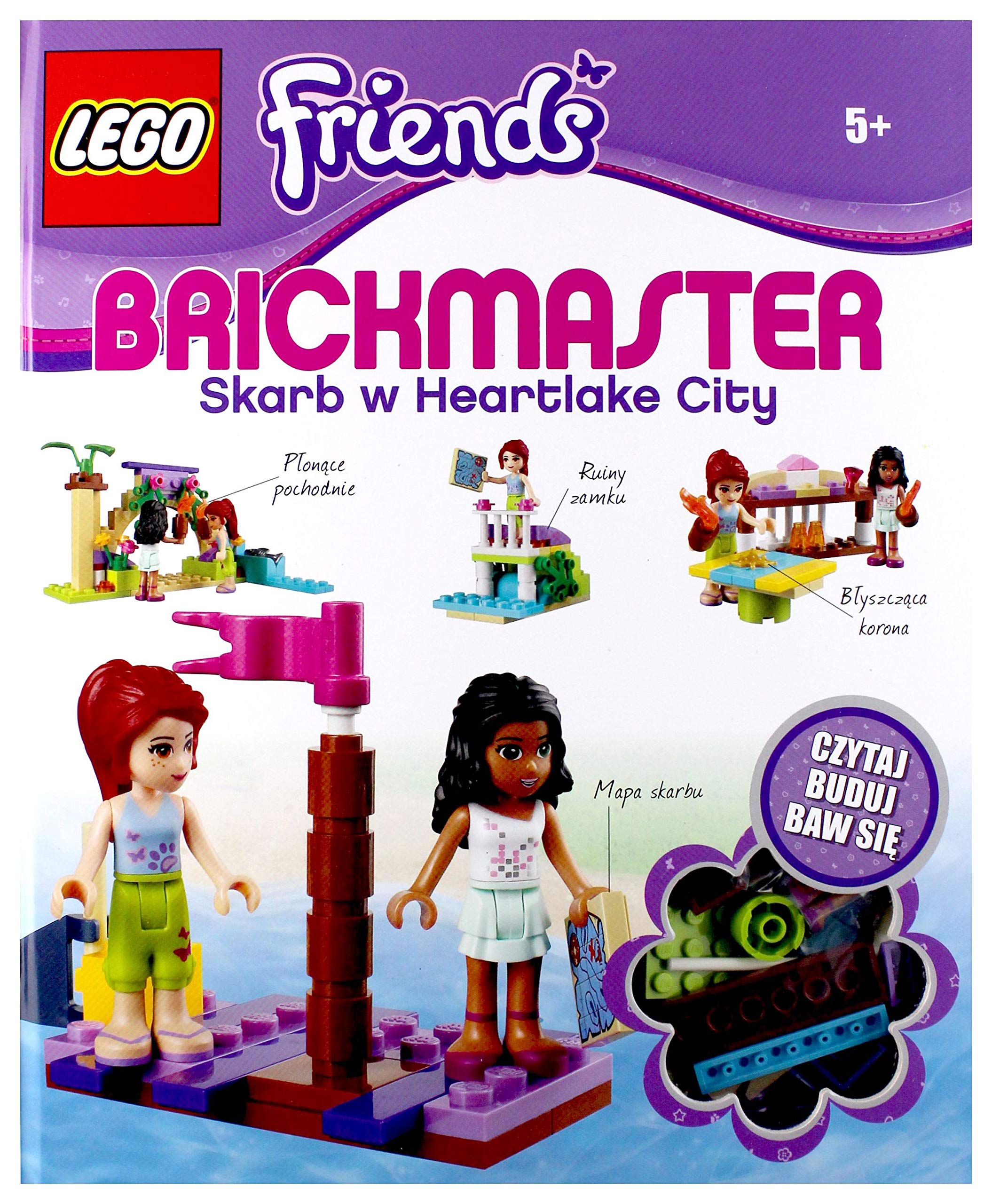 Lego Friends Brickmaster. Skarb w Heartlake City + Books