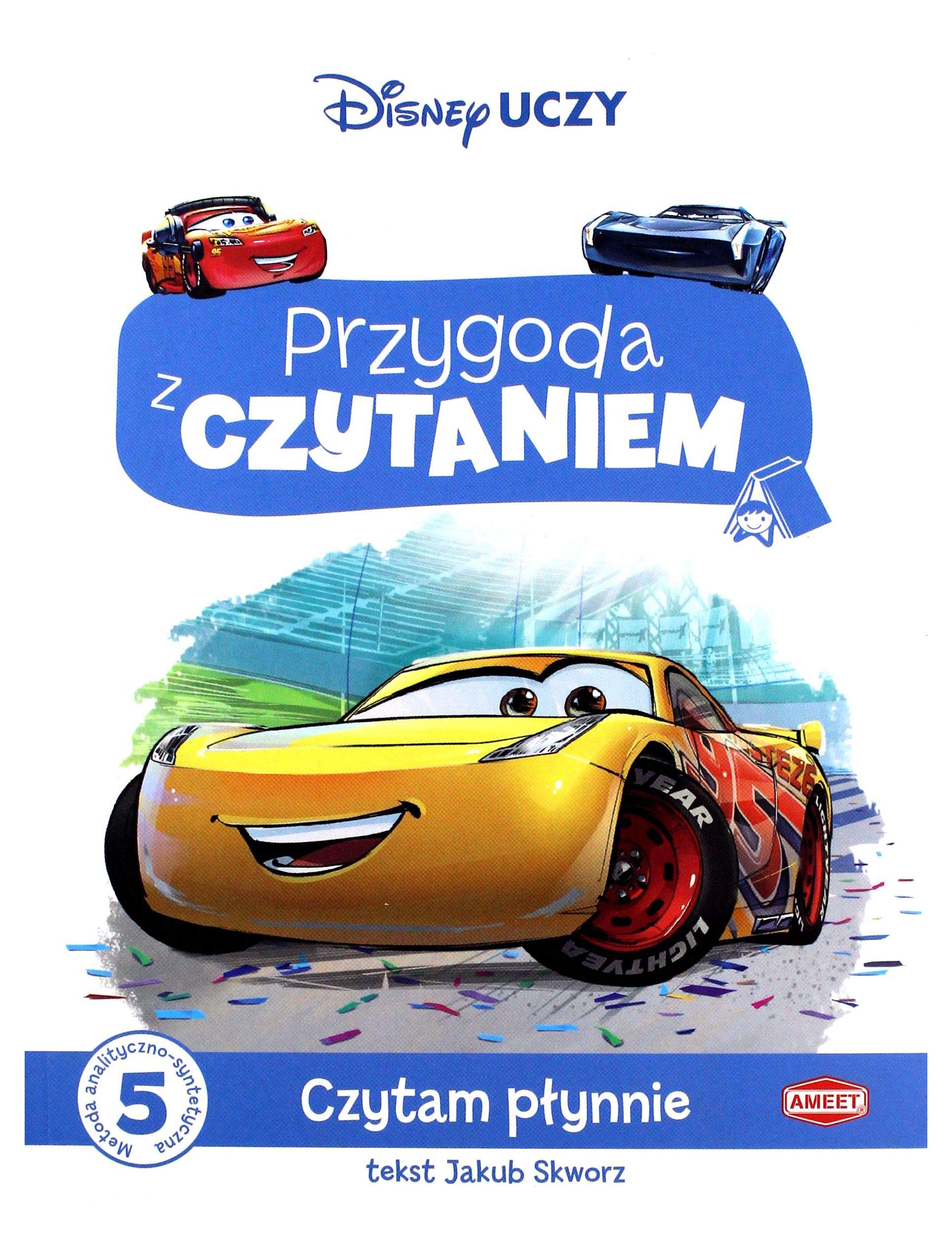 Disney Uczy. Przygoda z Czytaniem 5 Auta 3 Books