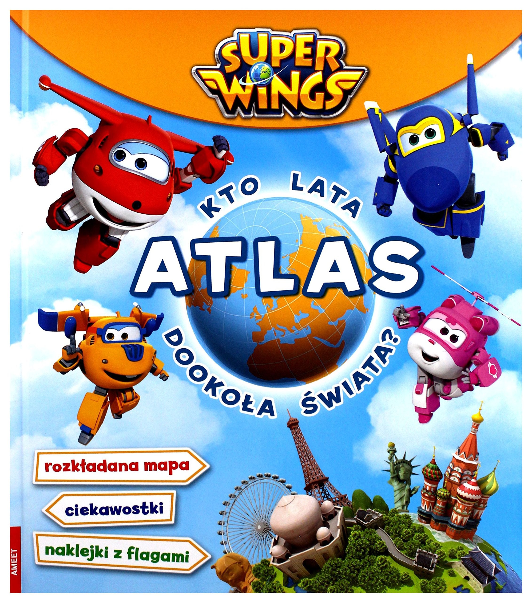 Super Wings. Atlas. Kto lata dookoĹa Ĺwiata? Books