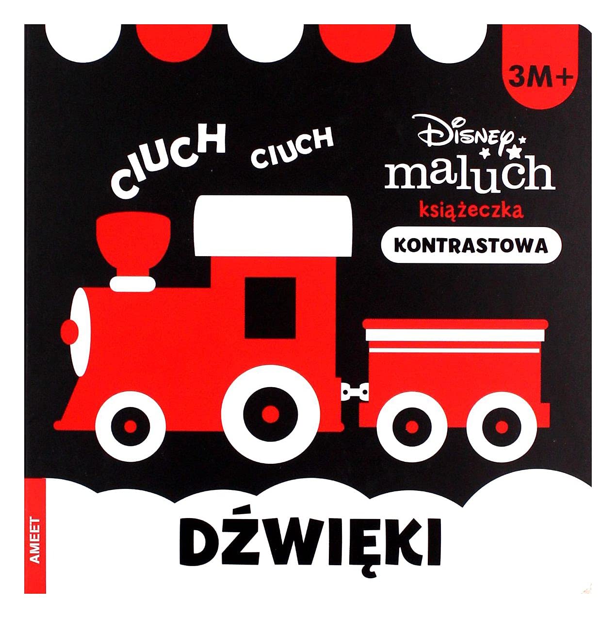 Disney Maluch KsiÄĹzeczka kontrastowa DĹşwiÄki book