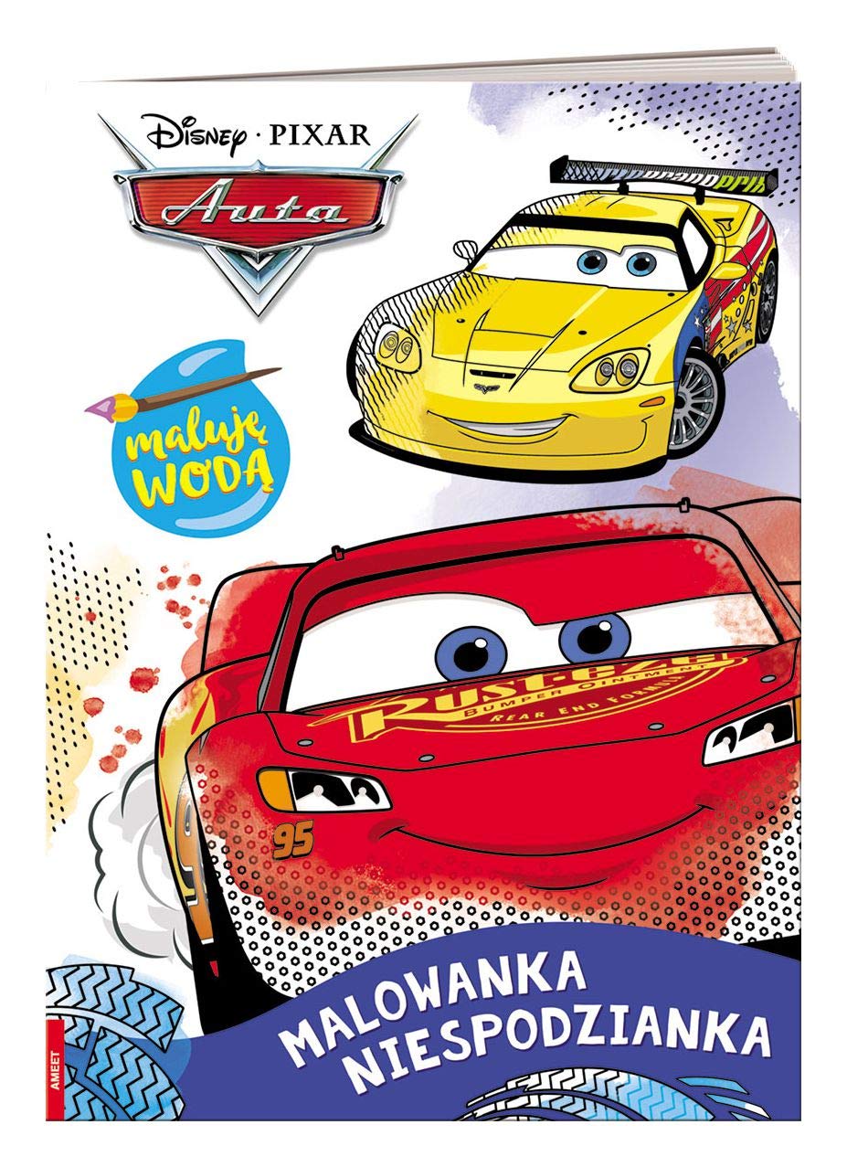 Auta Maluję wodą Malowanka niespodzianka book