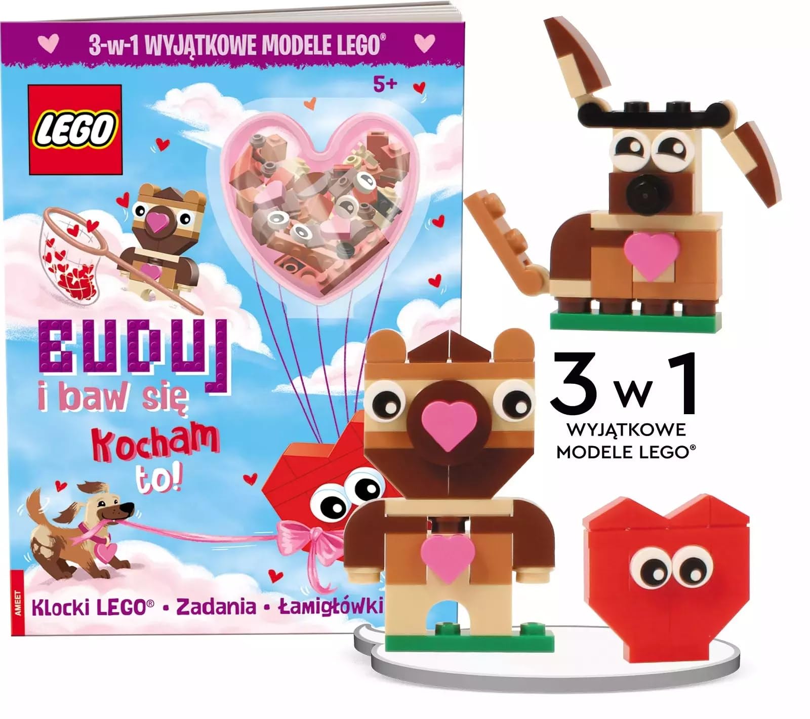 Lego Books Buduj i baw się Kocham to Books