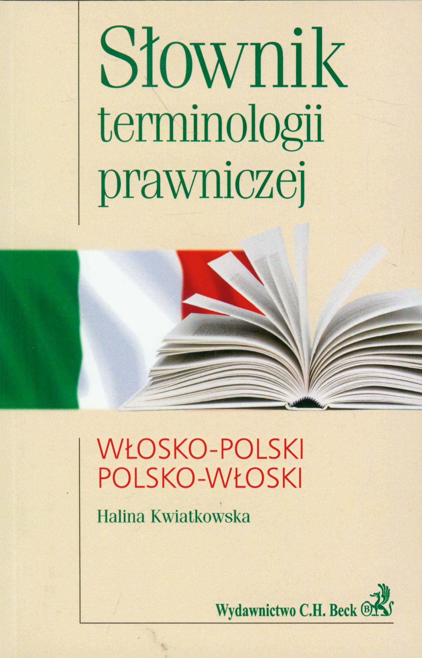Slownik terminologii prawniczej wlosko-polski polsko-wloski book