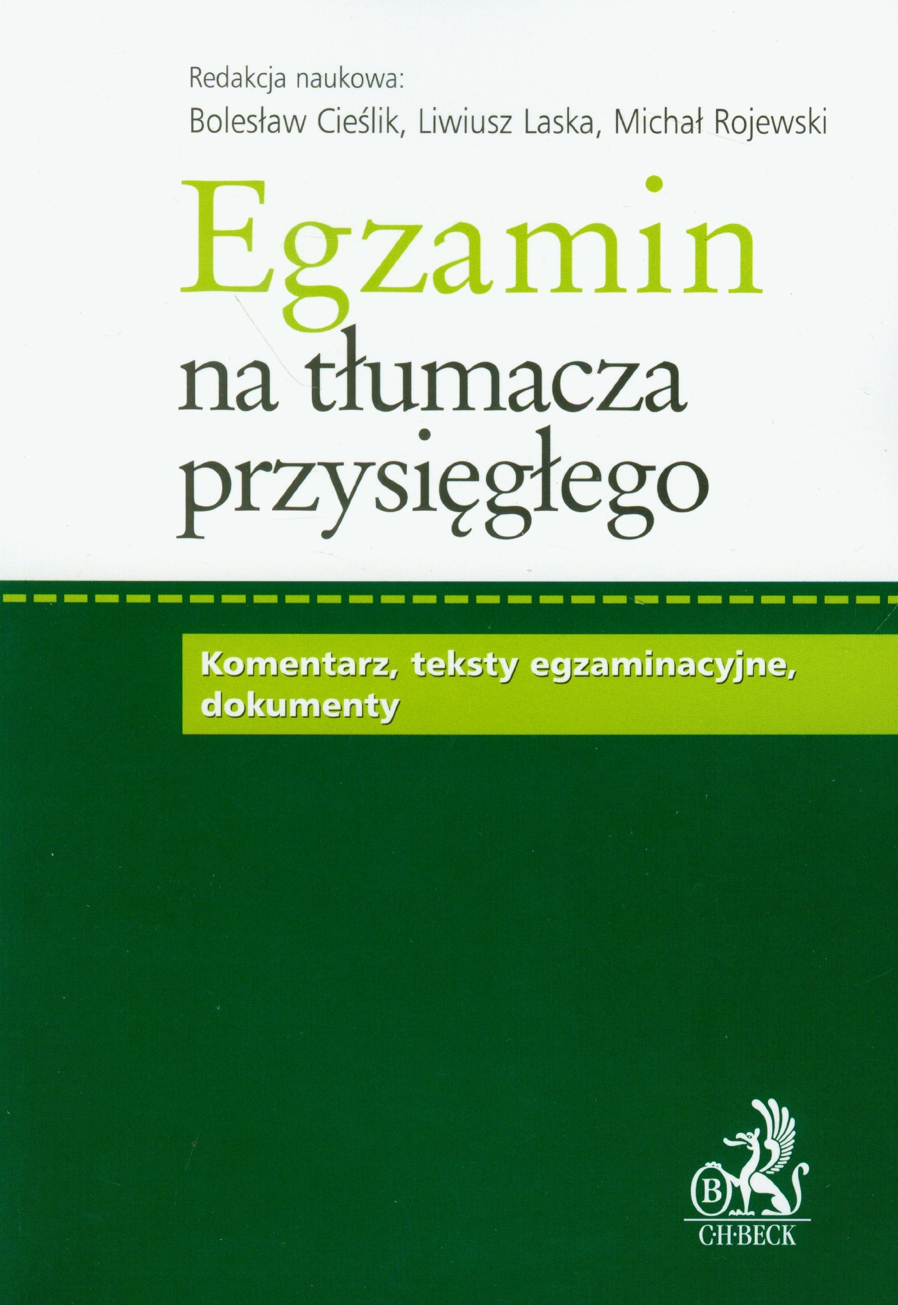 Egzamin na tlumacza przysieglego book