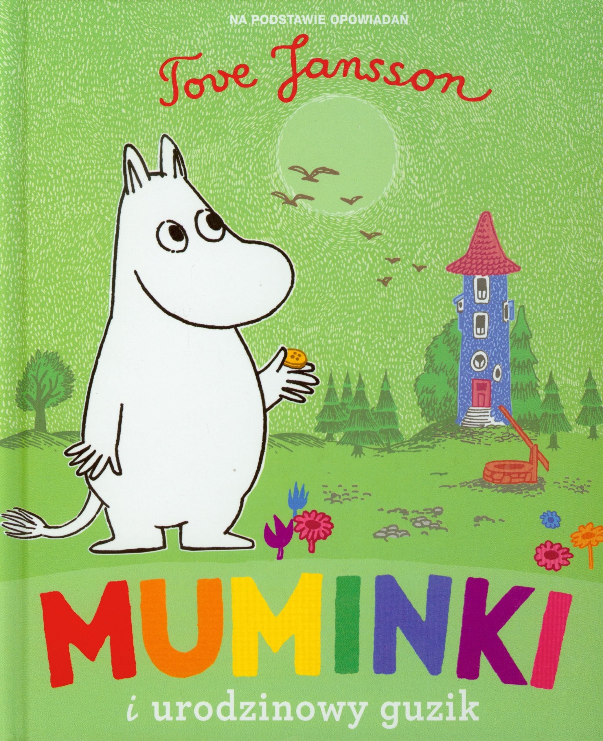 Muminki i urodzinowy guzik book