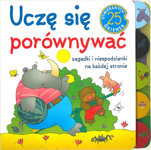Uczę się porównywać 25 otwieranych okienek: zagadki i niespodzianki na każdej stronie book