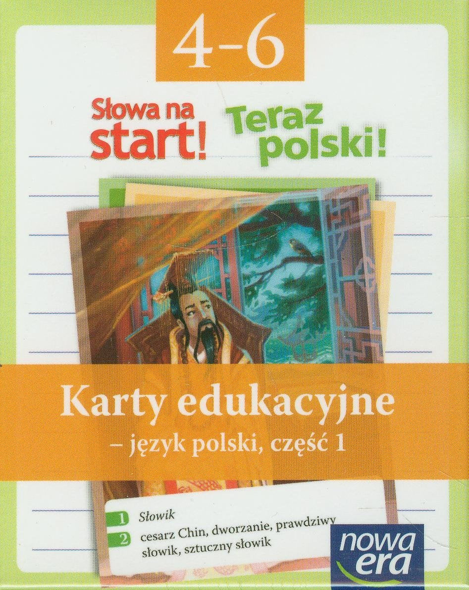 Slowa na start 4-6 Karty edukacyjne Czesc 1: Szkola podstawowa Books