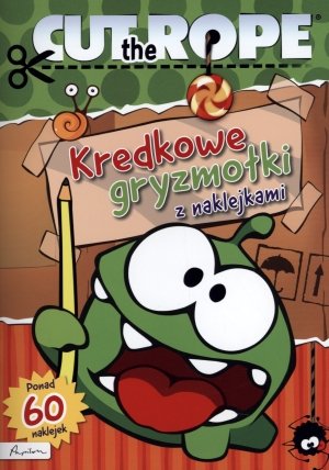 Kredkowe gryzmolki z naklejkami. Cut the Rope Books