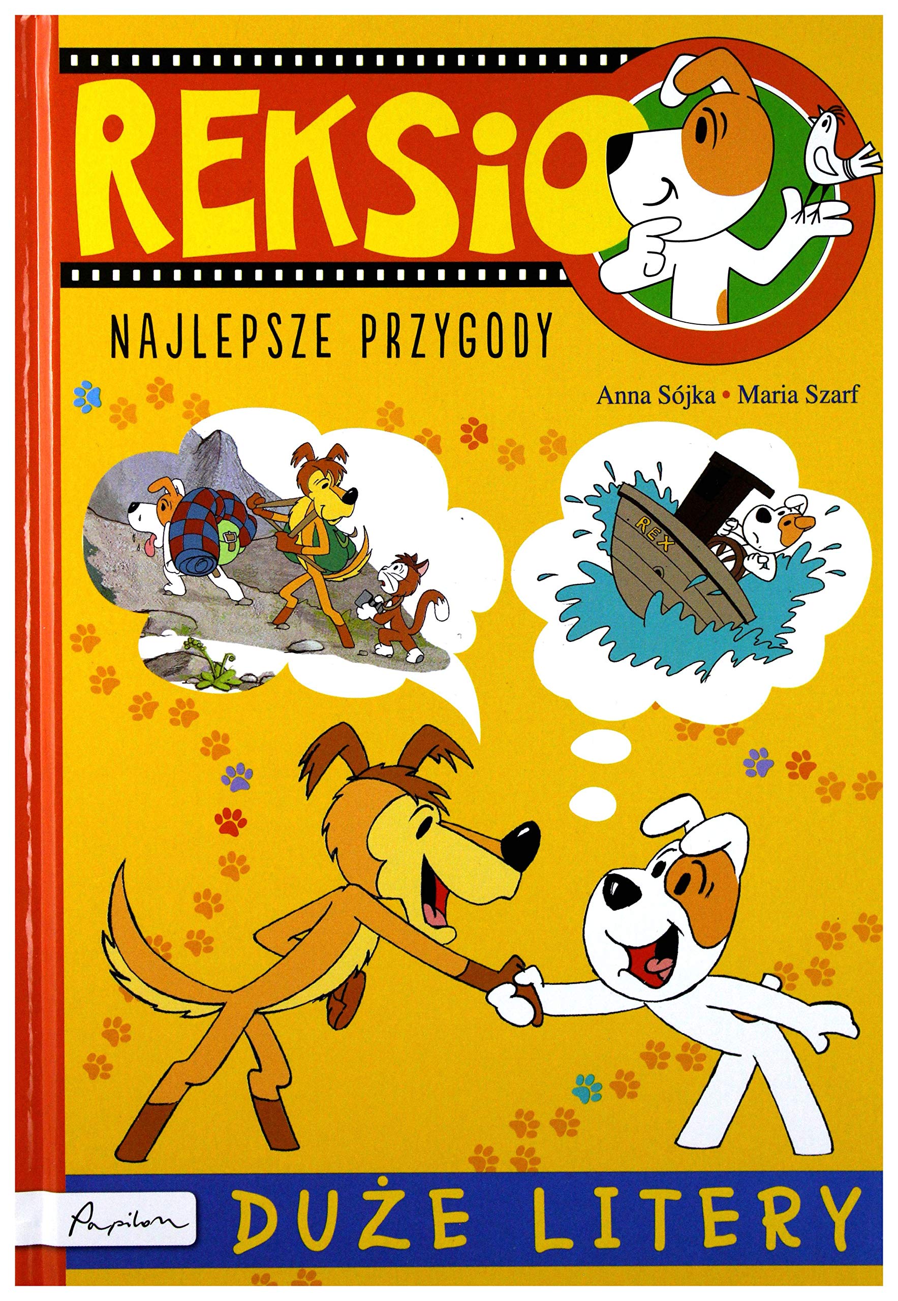 Reksio Najlepsze przygody Duże litery Books