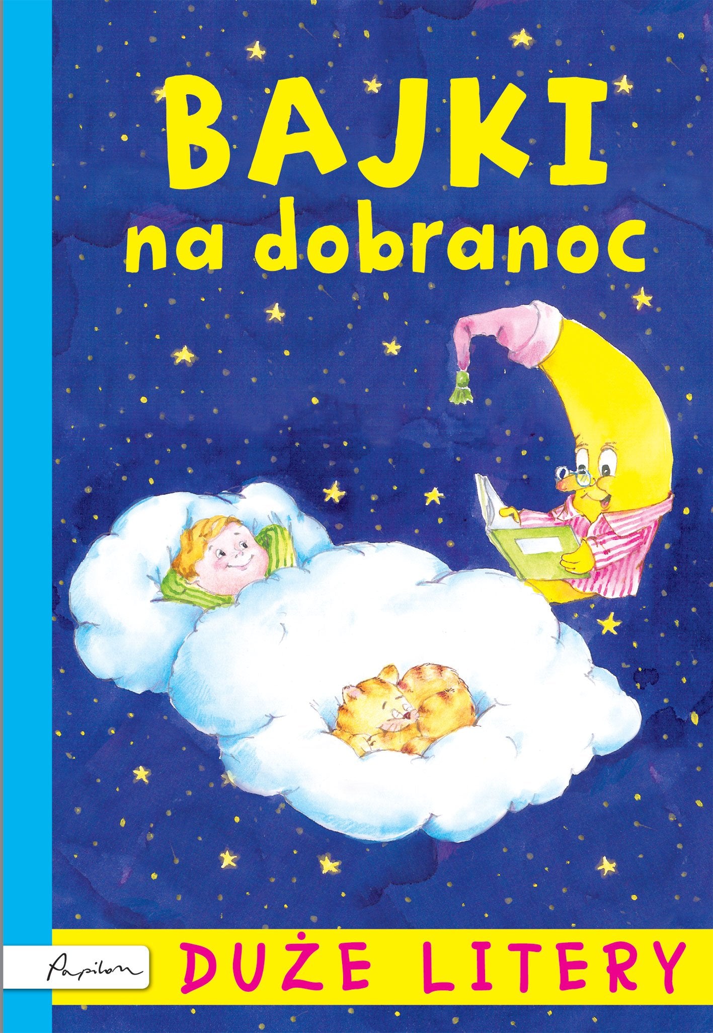 Bajki na dobranoc Duże litery Books