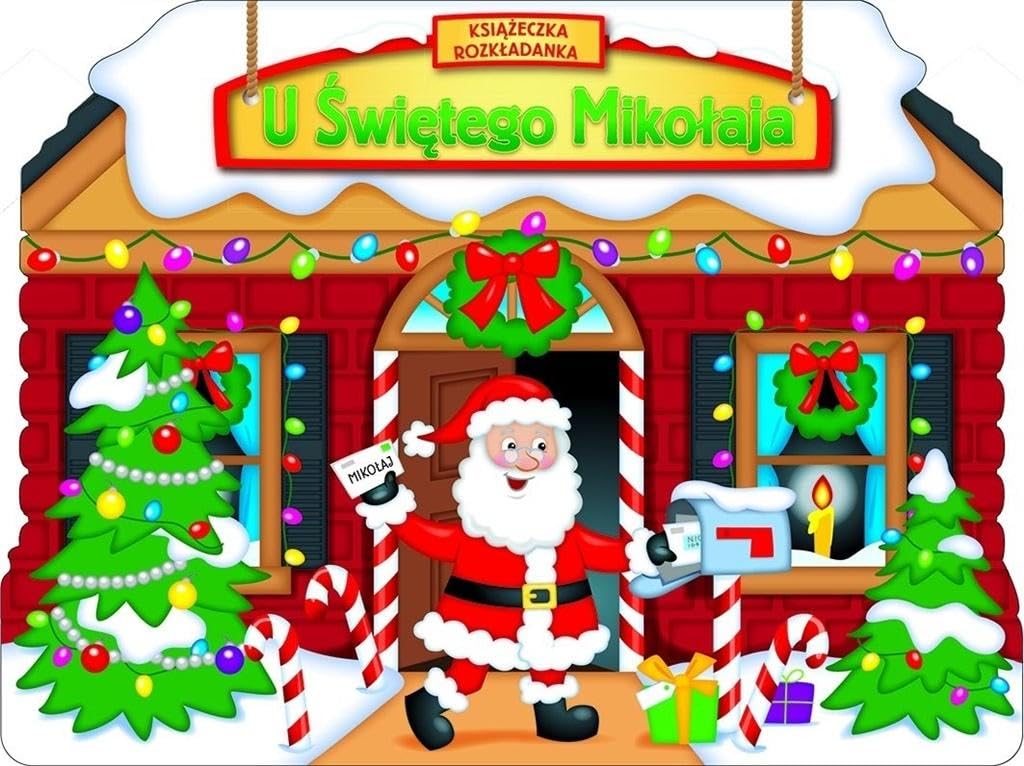 U Swietego Mikolaja Ksiazeczka rozkladanka Books