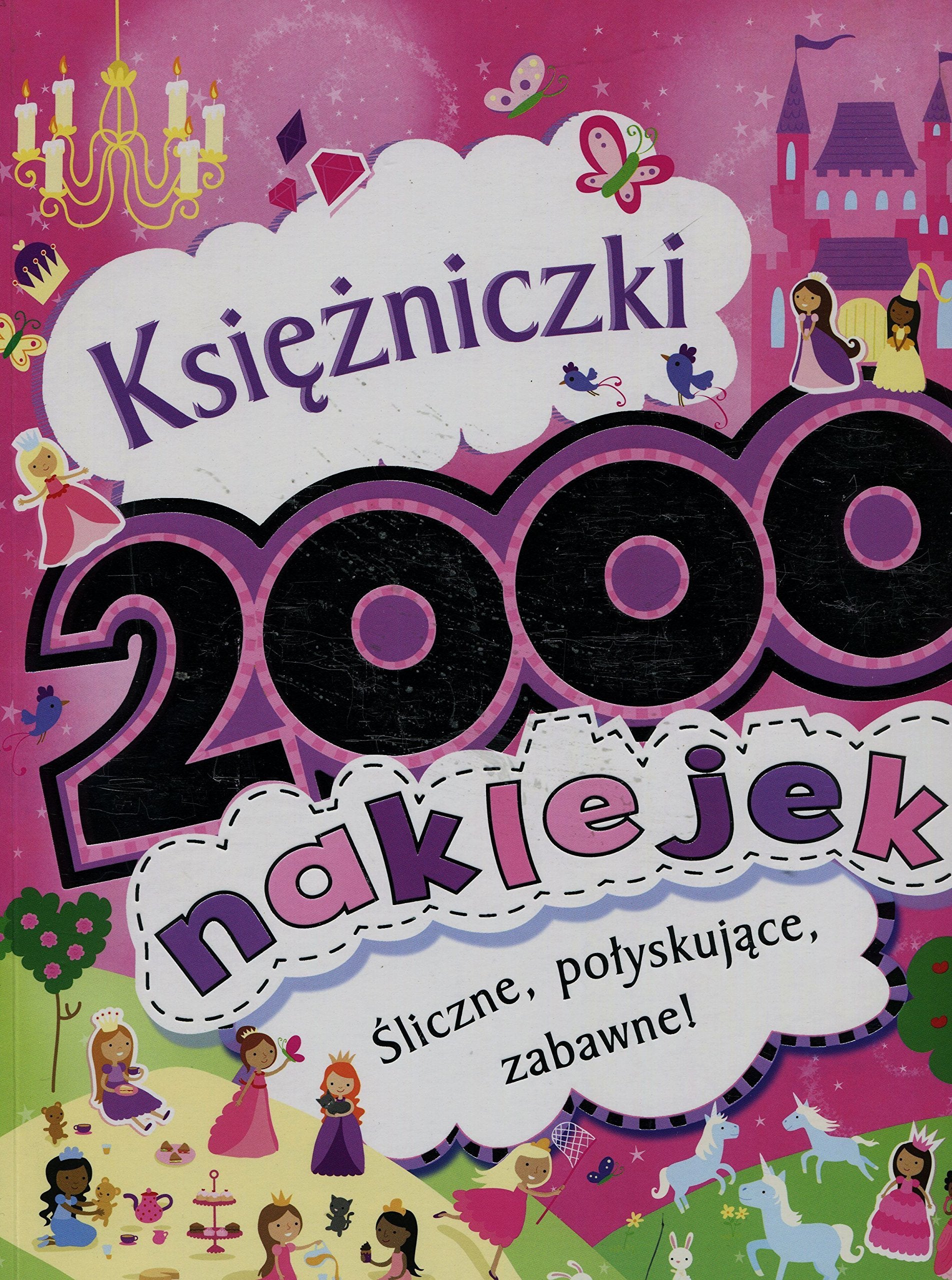 Księżniczki 2000 naklejek book