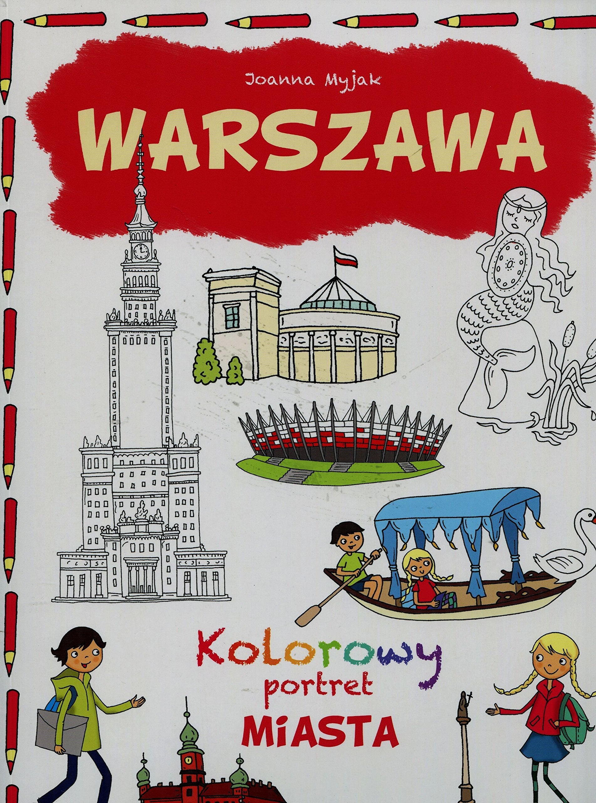 Warszawa Kolorowy portret miasta Books