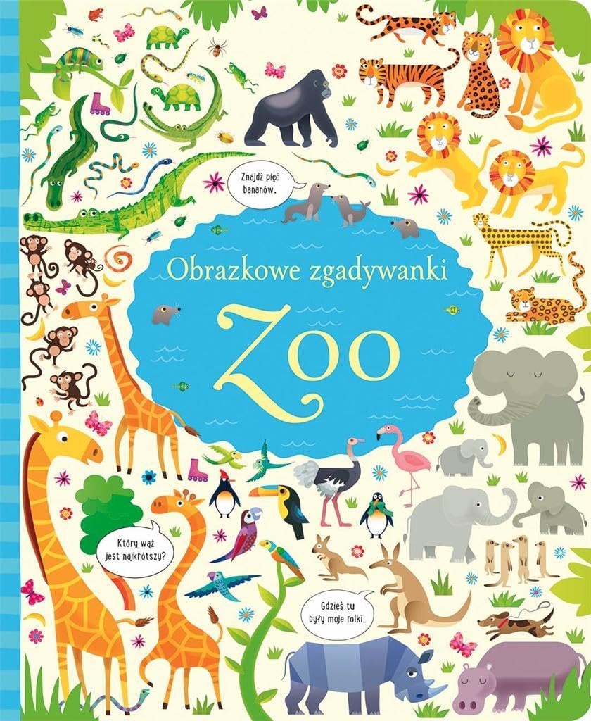 Obrazkowe zgadywanki. Zoo Books