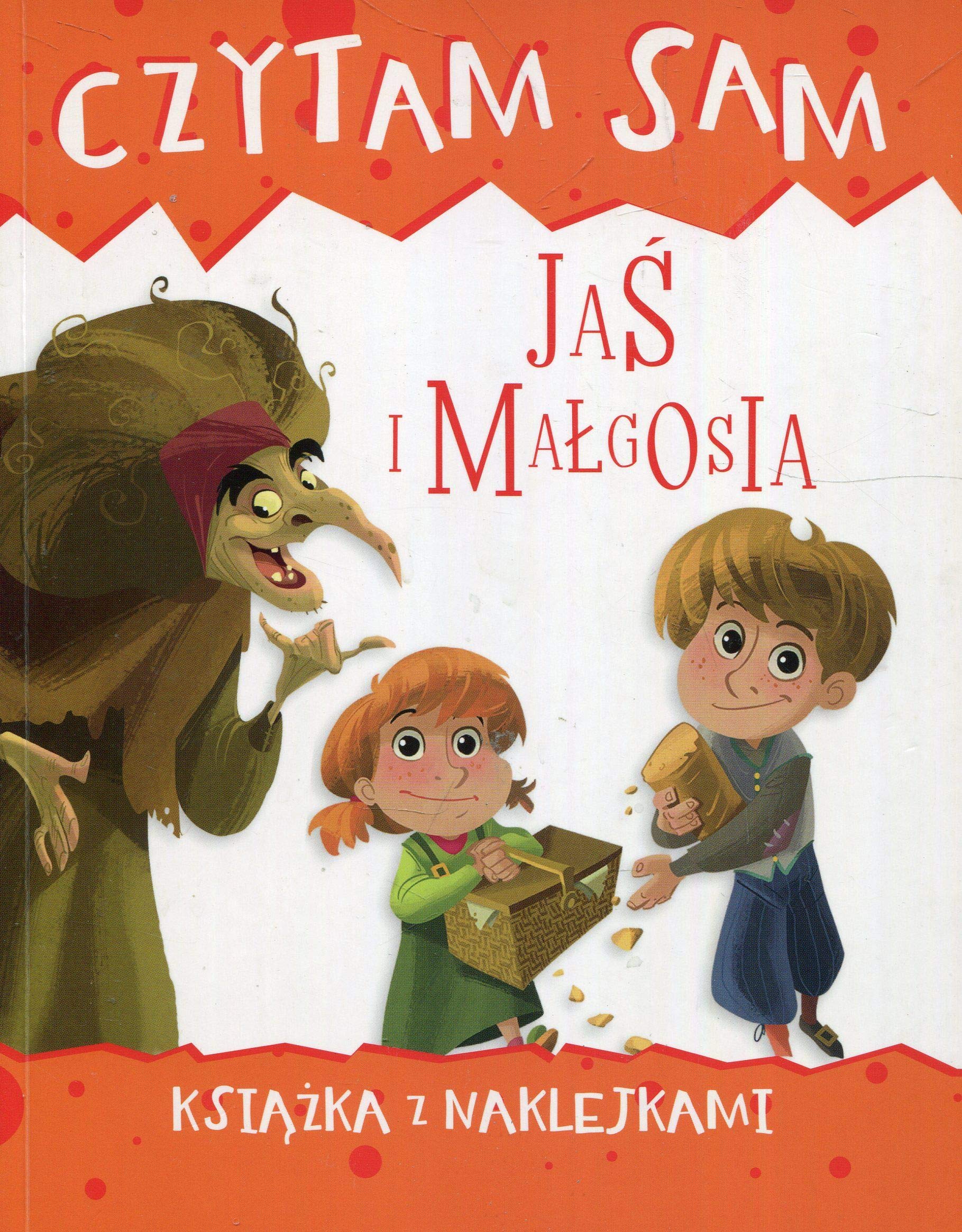 Czytam sam Jaś i Małgosia Książka z naklejkami Books