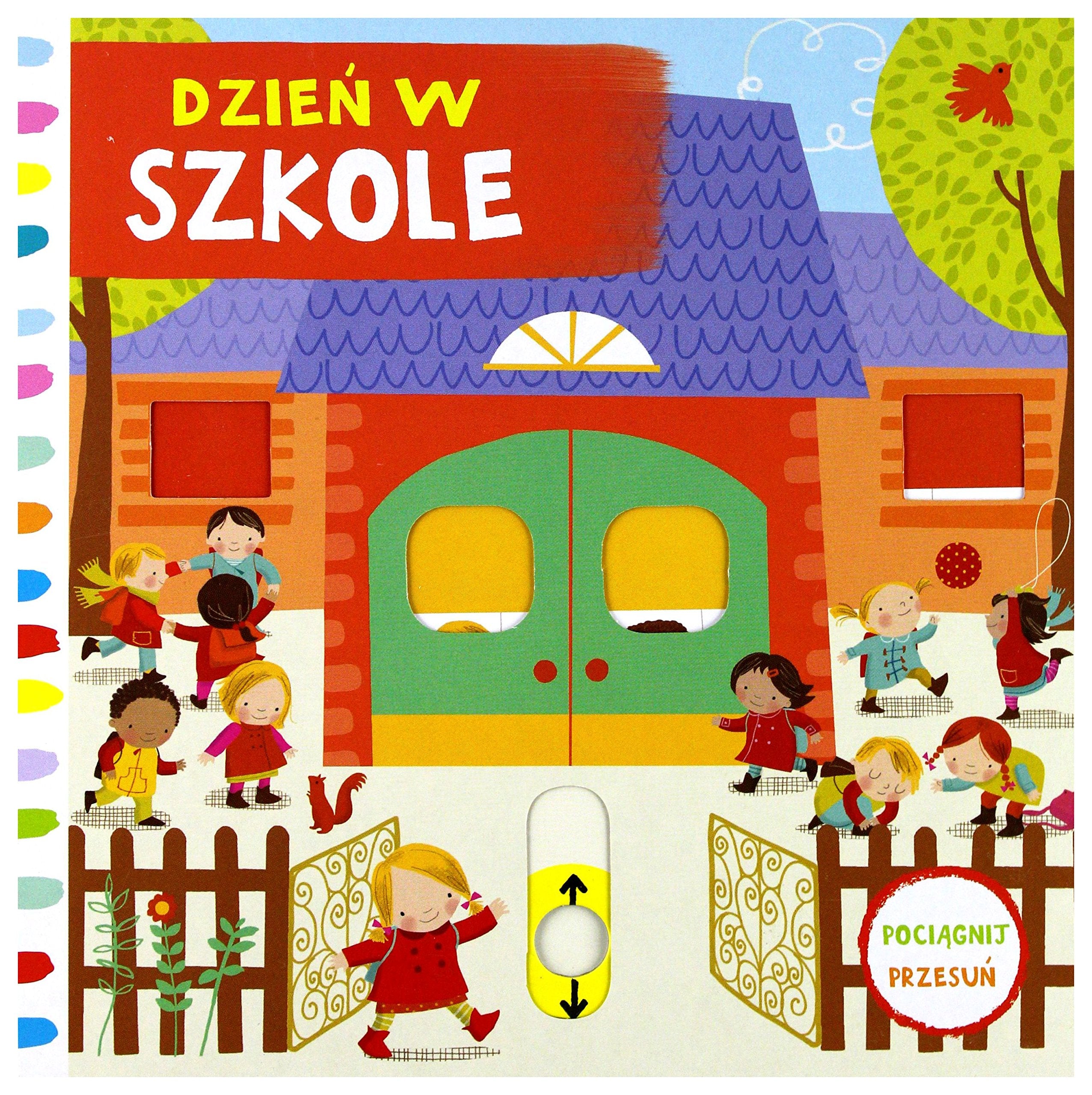 DzieĹ w szkole. PociÄgnij-przesuĹ book