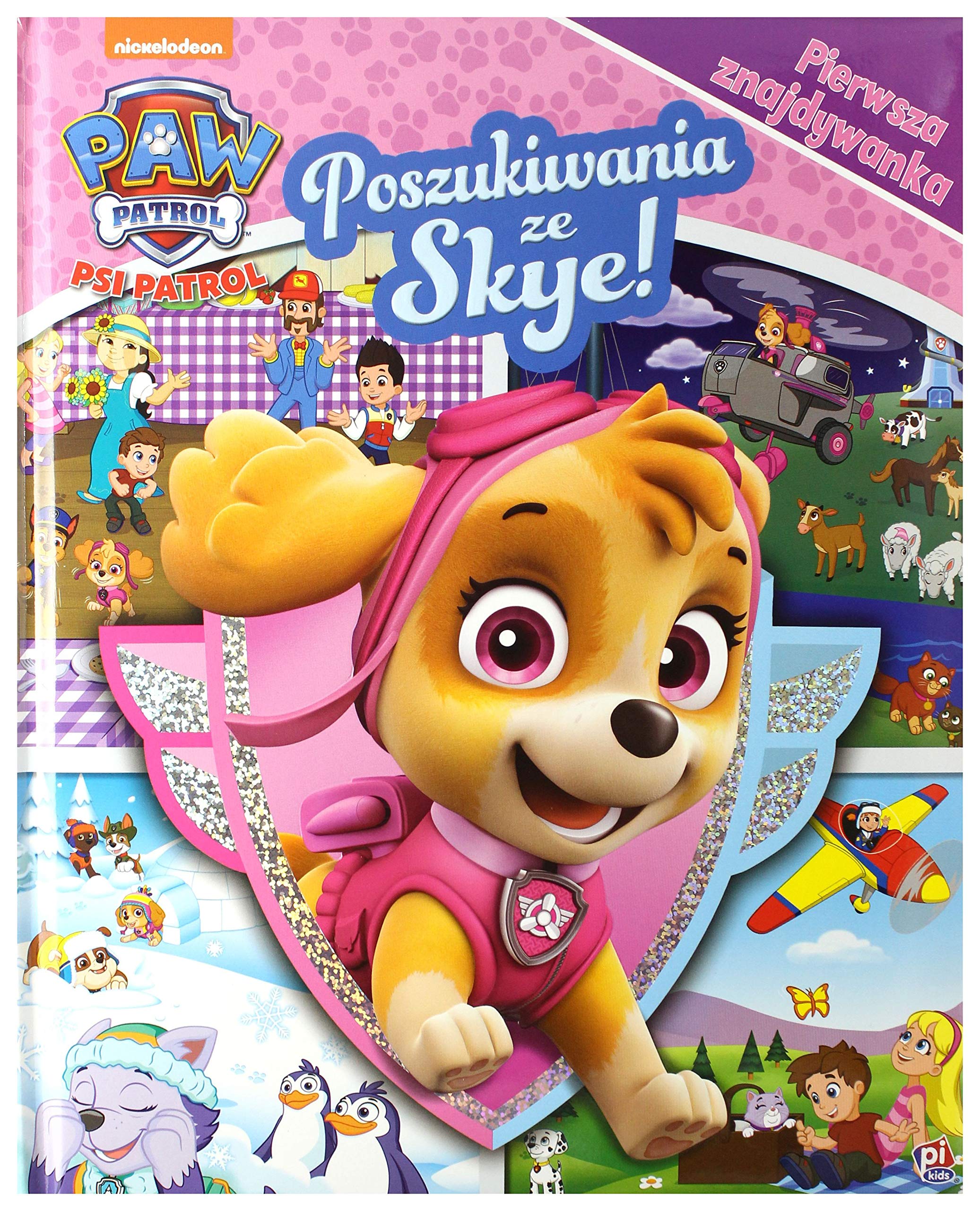 Psi Patrol Poszukiwania ze Skye! book