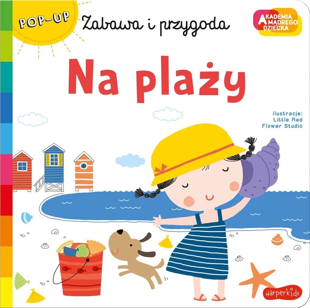 Na plaży Akademia mądrego dziecka Zabawa i przygoda Books