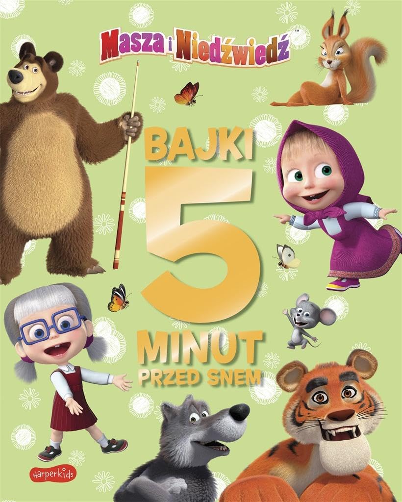 Masza i Niedźwiedź Bajki 5 minut przed snem 3 Books